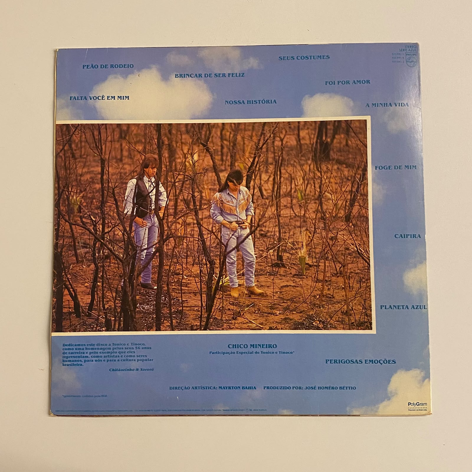 LP Chitãozinho & Xororó – Planeta Azul - Imagem 2