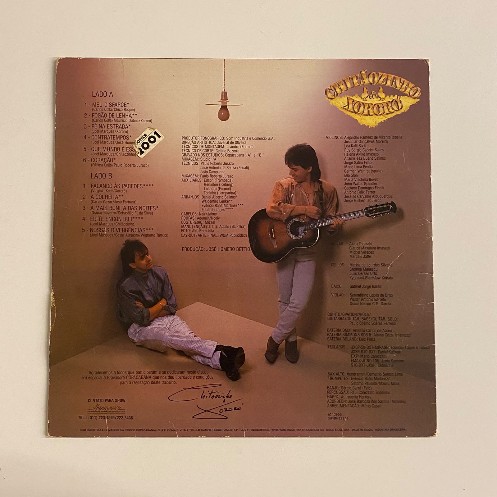 LP Chitãozinho & Xororó – Chitãozinho & Xororó (1987) - Imagem 2