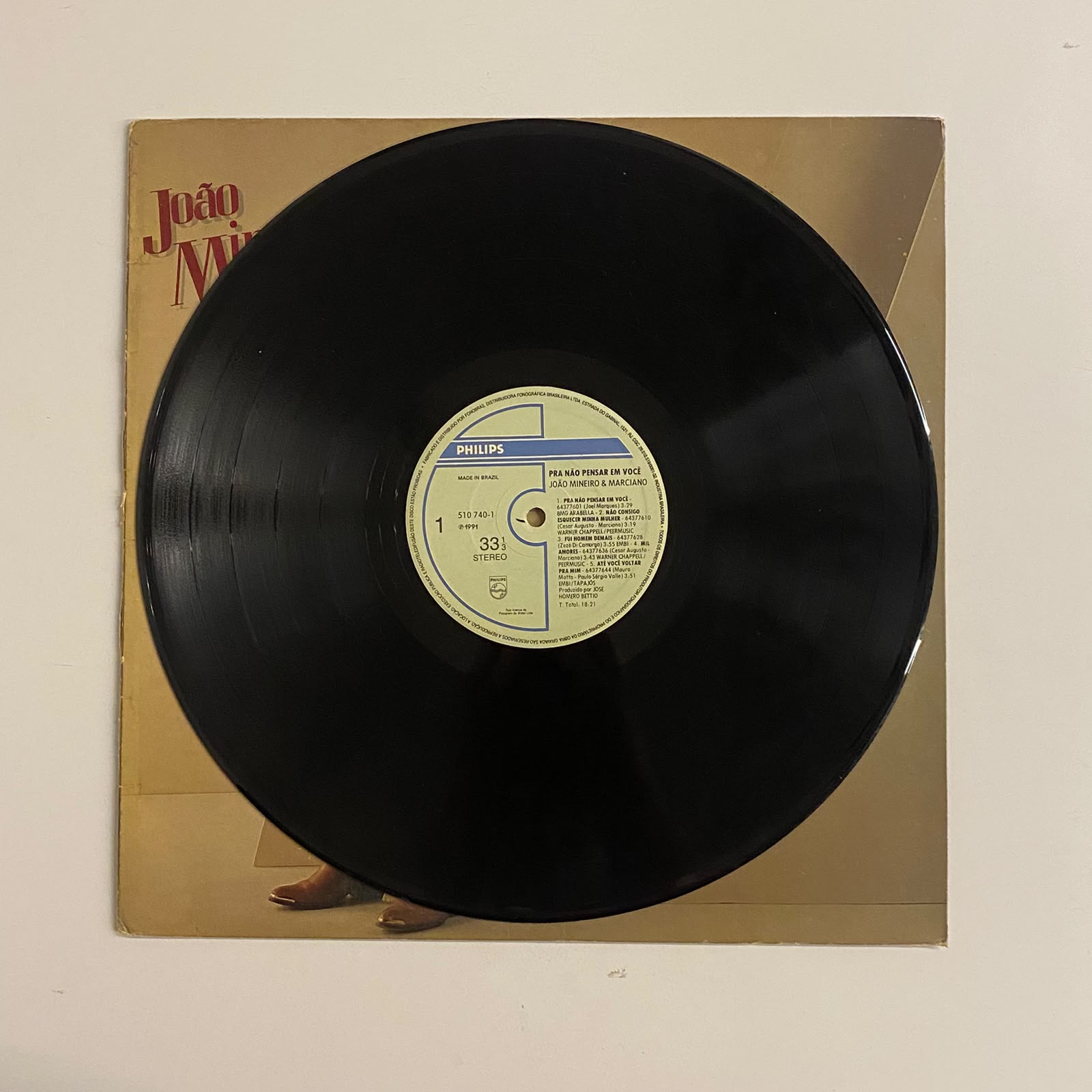 LP João Mineiro & Marciano – Pra Não Pensar Em Você - Imagem 4