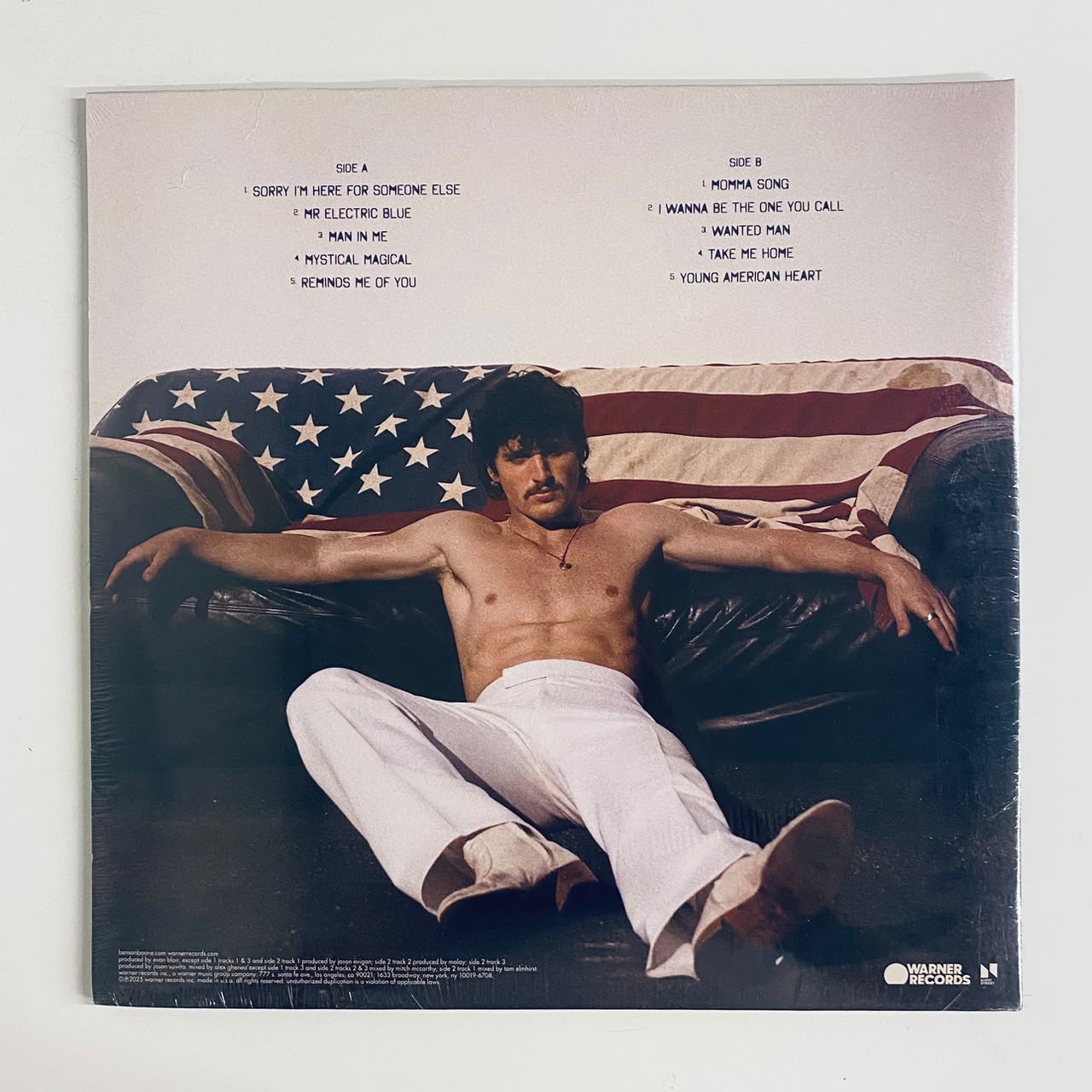 LP Benson Boone – American Heart - Lacrado - Imagem 2