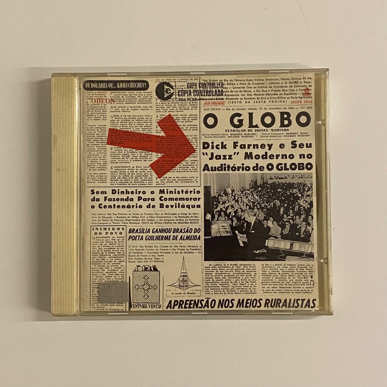 CD Dick Farney – Dick Farney E Seu Jazz Moderno No Auditório De "O Globo"