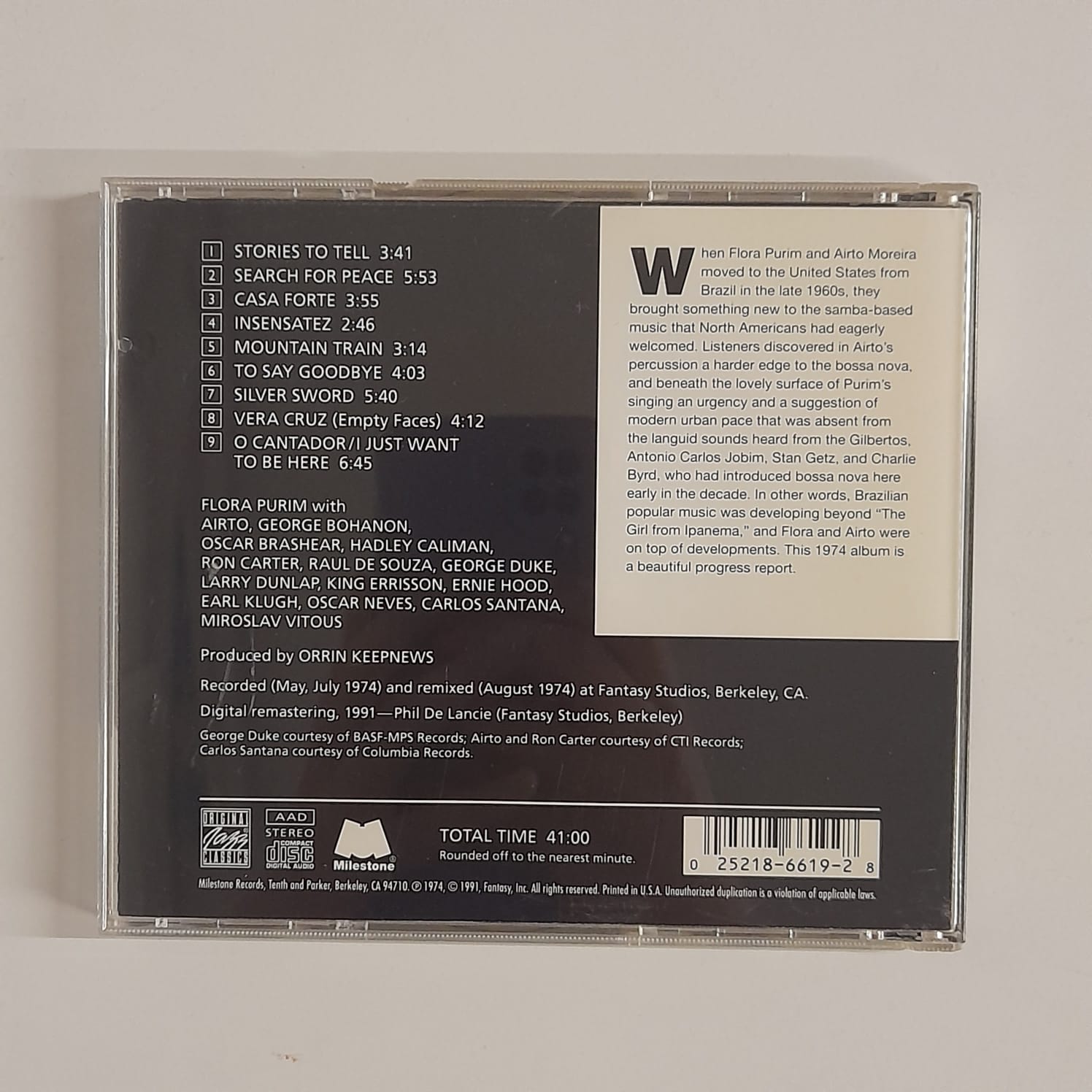 CD Flora Purim – Stories To Tell - Importado - Imagem 2