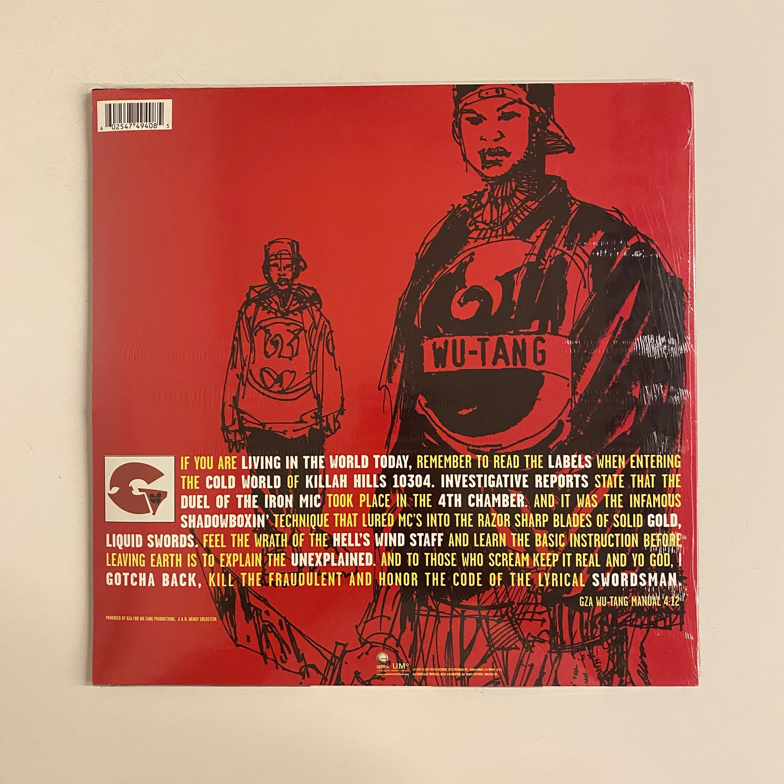LP Genius / GZA – Liquid Swords - Duplo Lacrado - Imagem 2