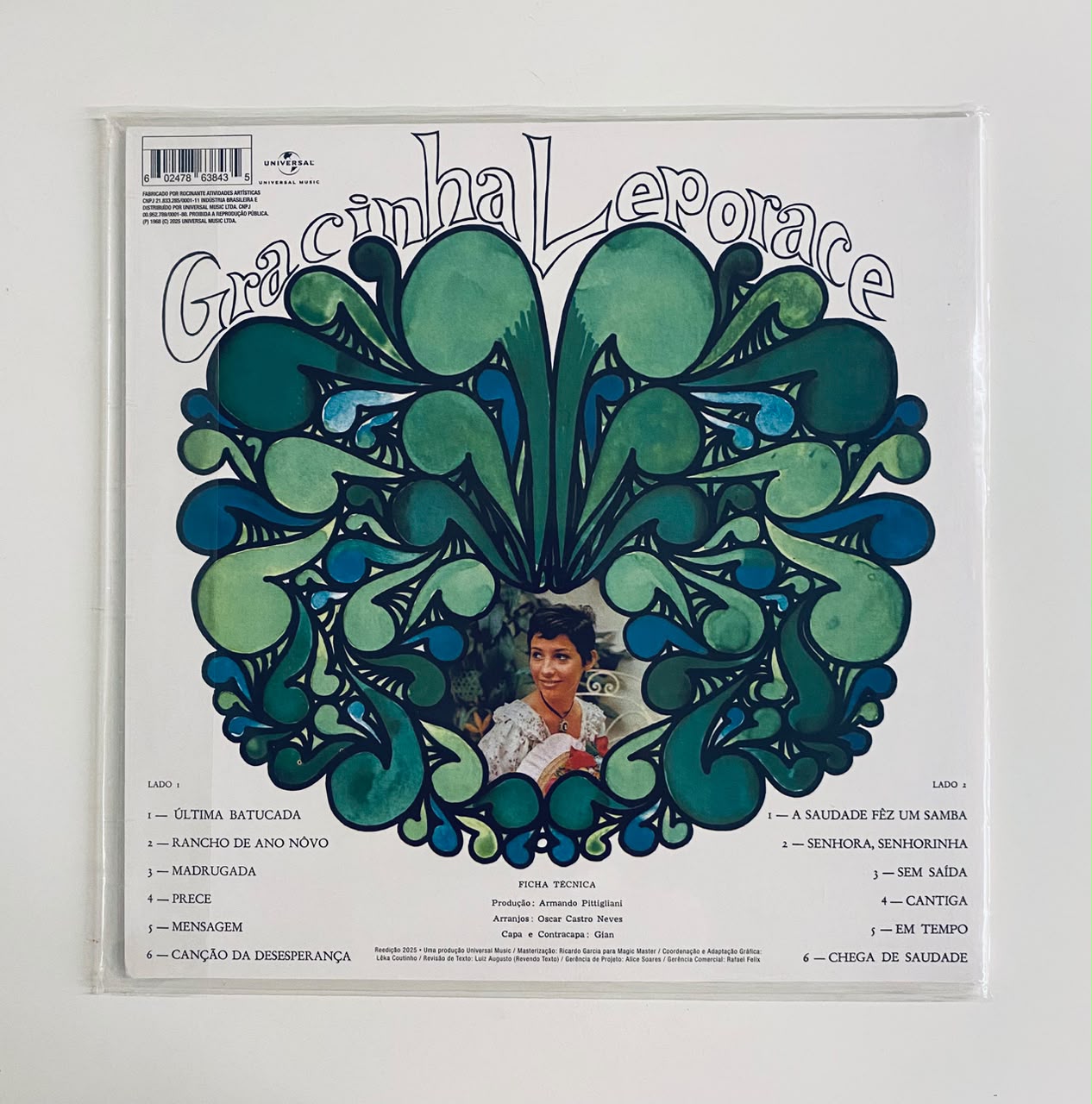 LP Gracinha Leporace – Gracinha Leporace (1968) - Lacrado - Imagem 2