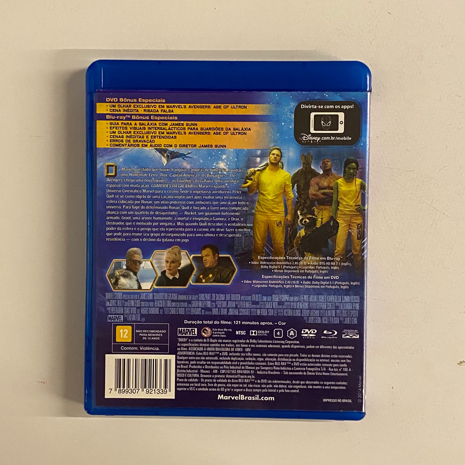 Blu-Ray + DVD Guardiões da Galáxia - Imagem 2