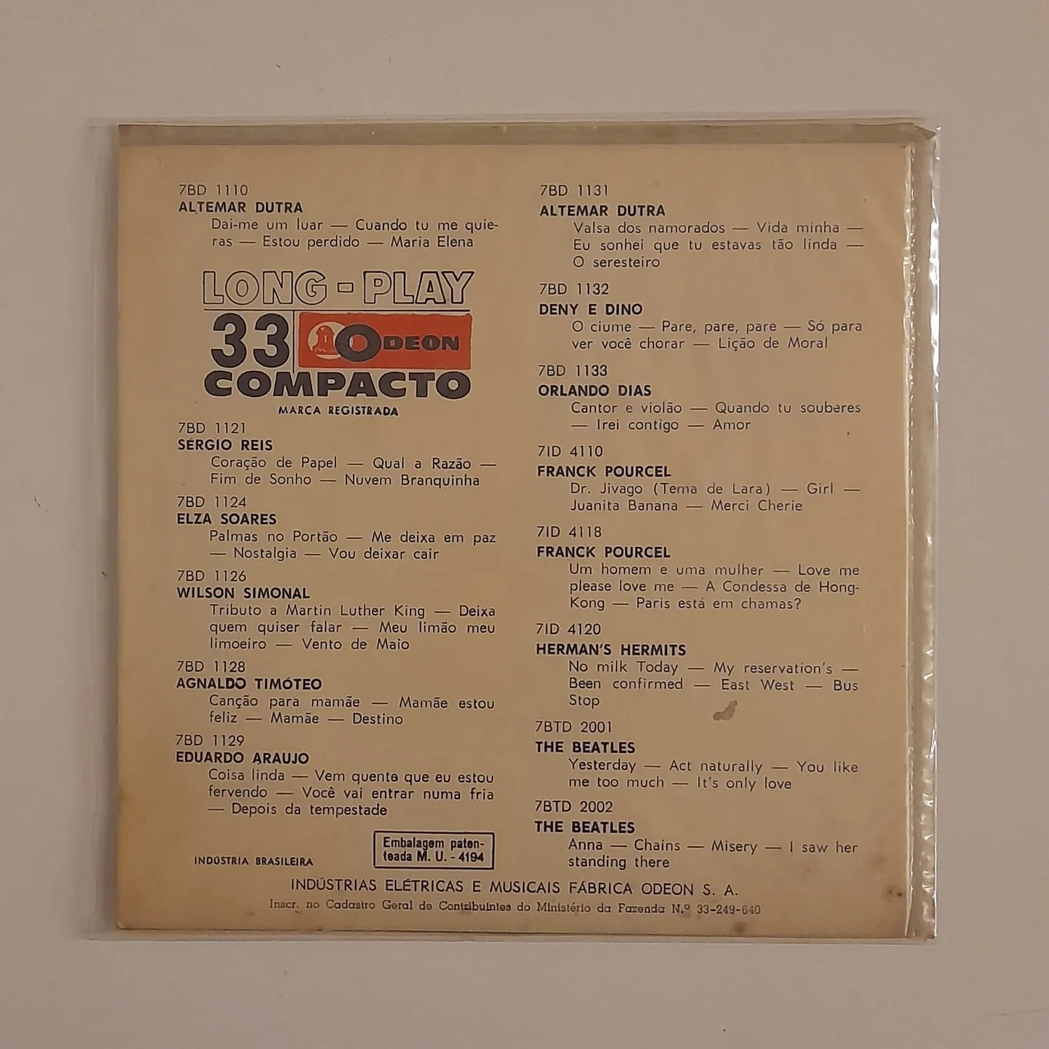 Compacto Herman's Hermits – Herman's Hermits (1967) - Imagem 2