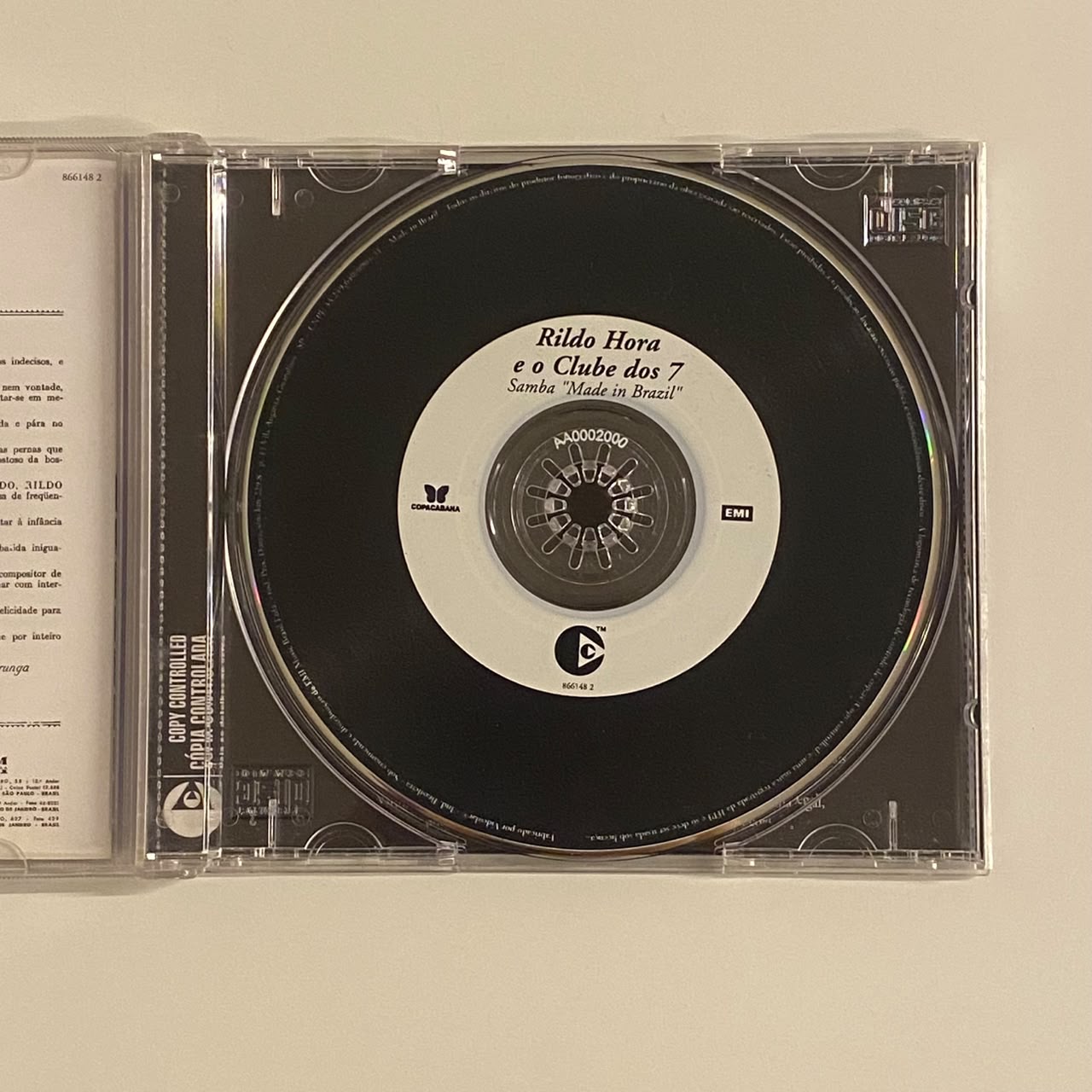 CD Rildo Hora E O Clube Dos 7 – Samba "Made In Brazil" - Imagem 3
