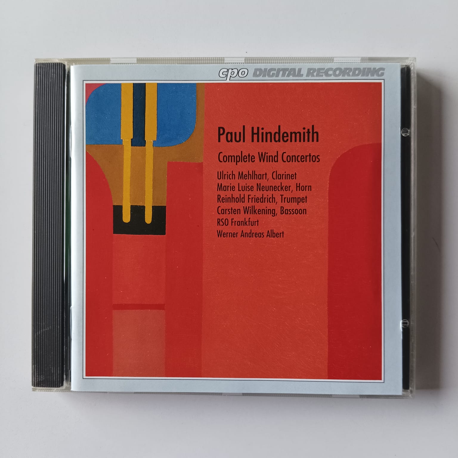 CD Hindemith - Complete Wind Concertos - Werner Andreas Albert - Importado