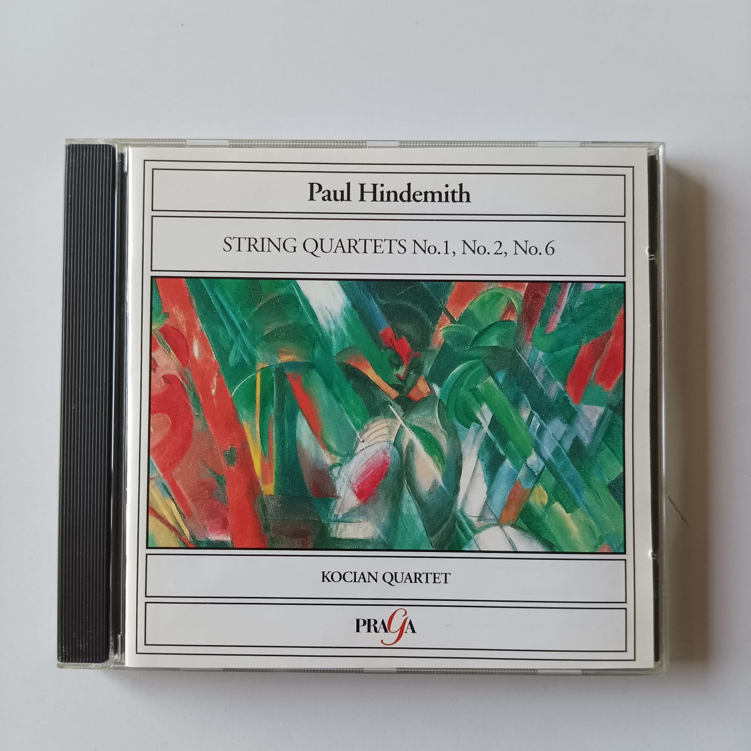 CD Hindemith - String Quartets No. 1, No. 2, No. 6 - Kocian Quartet - Importado