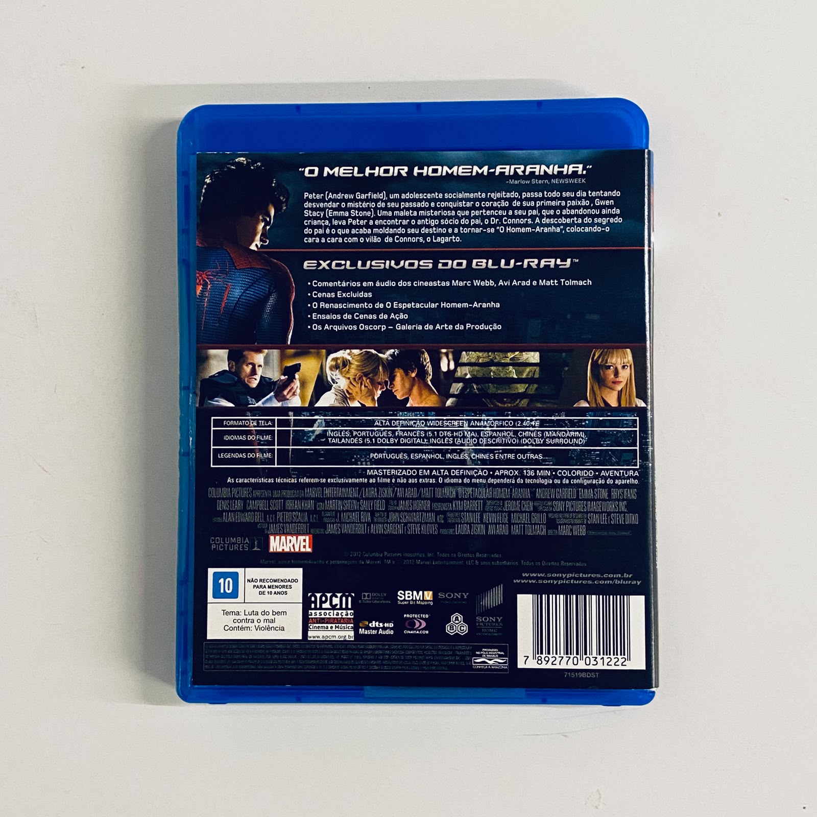Blu-Ray O Espetacular Homem-Aranha - Duplo - Imagem 2