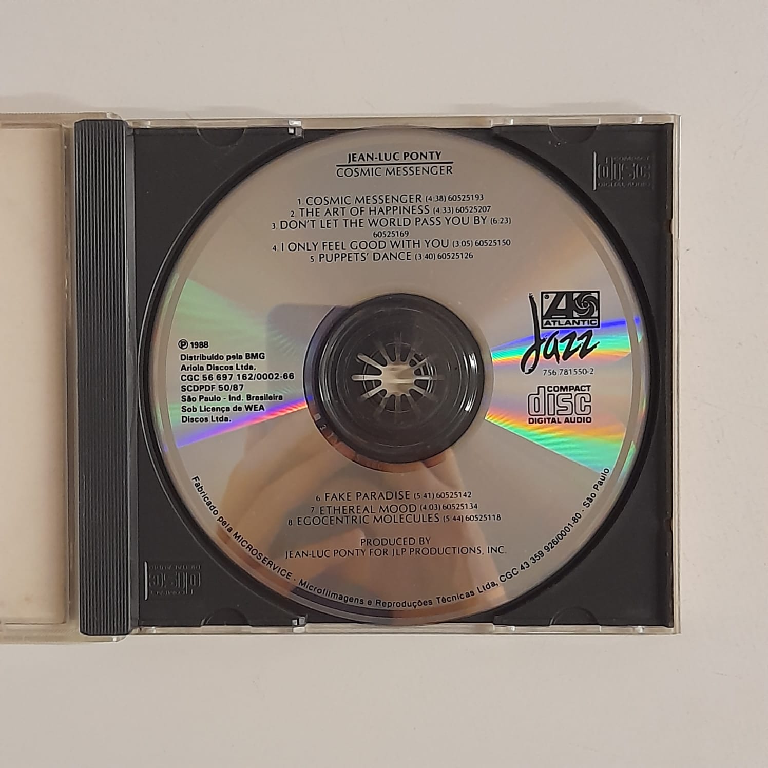 CD Jean-Luc Ponty – Cosmic Messenger - Imagem 3