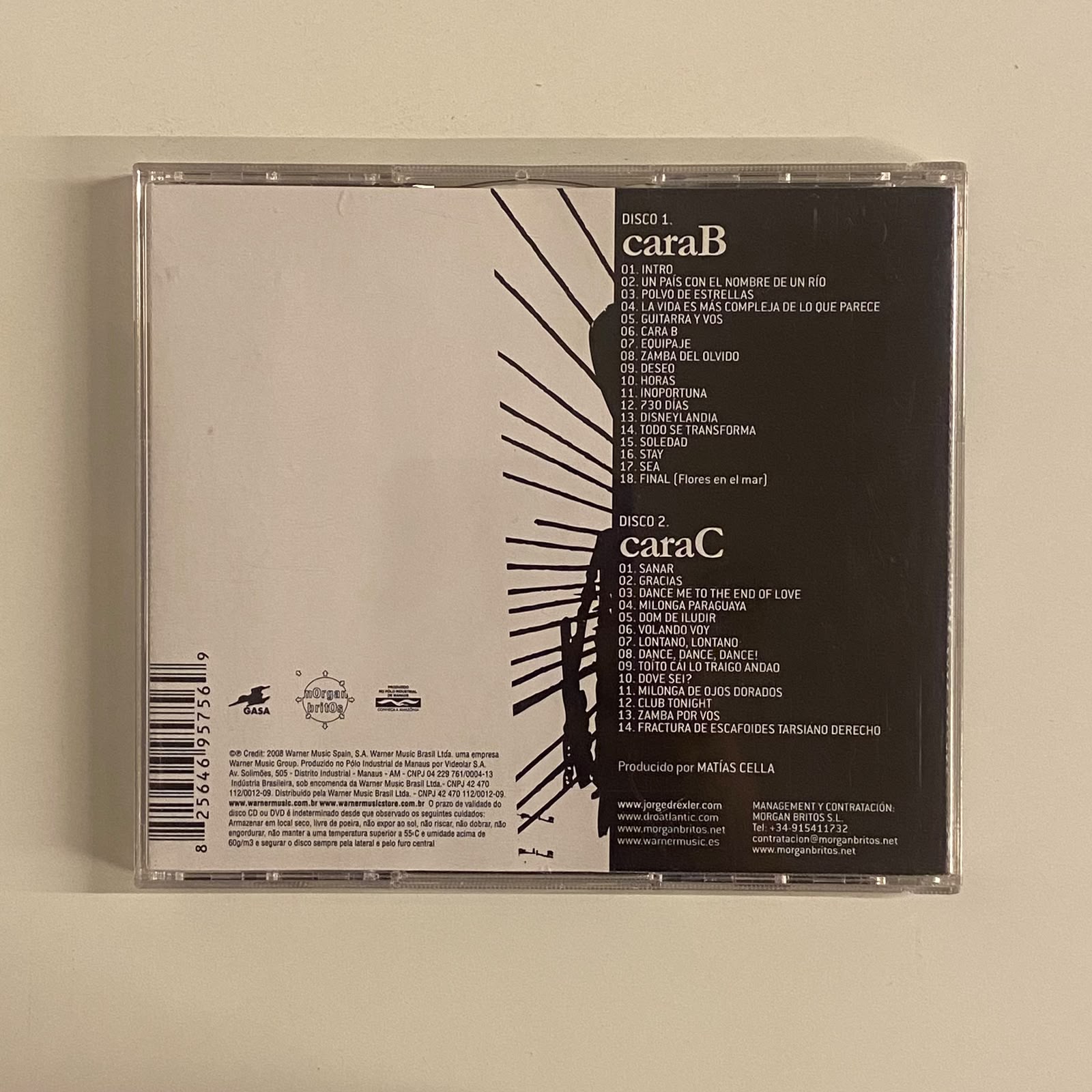 CD Jorge Drexler – Cara B (En Concierto) - Duplo - Imagem 2