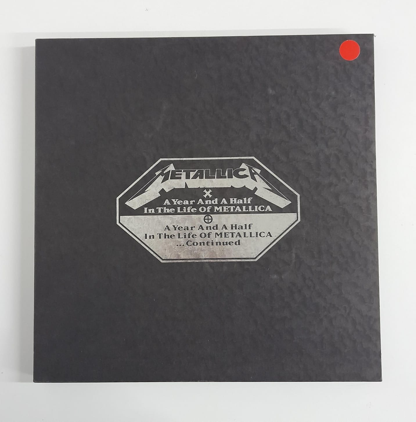 Box Laserdisc Metallica - A Year And A Half In The Life Of Metallica ... Continued - Triplo importado