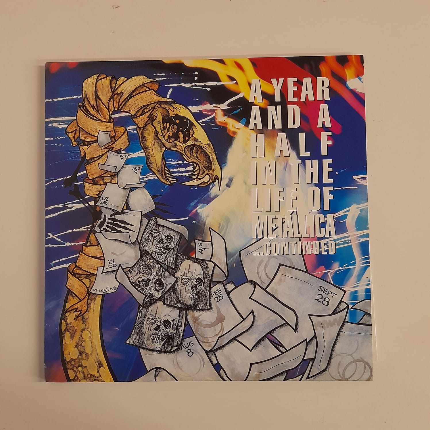 Box Laserdisc Metallica - A Year And A Half In The Life Of Metallica ... Continued - Triplo importado - Imagem 3