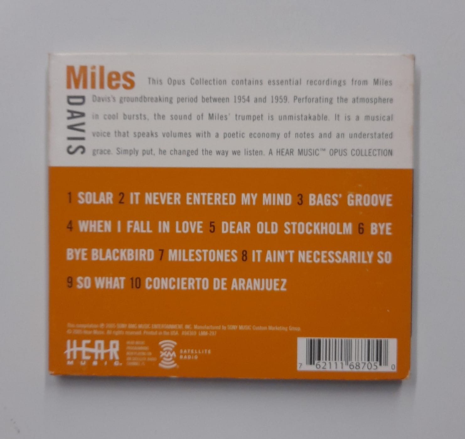 CD Miles Davis – Poetics Of Sound: Miles Davis 1954-1959 - Importado - Imagem 2