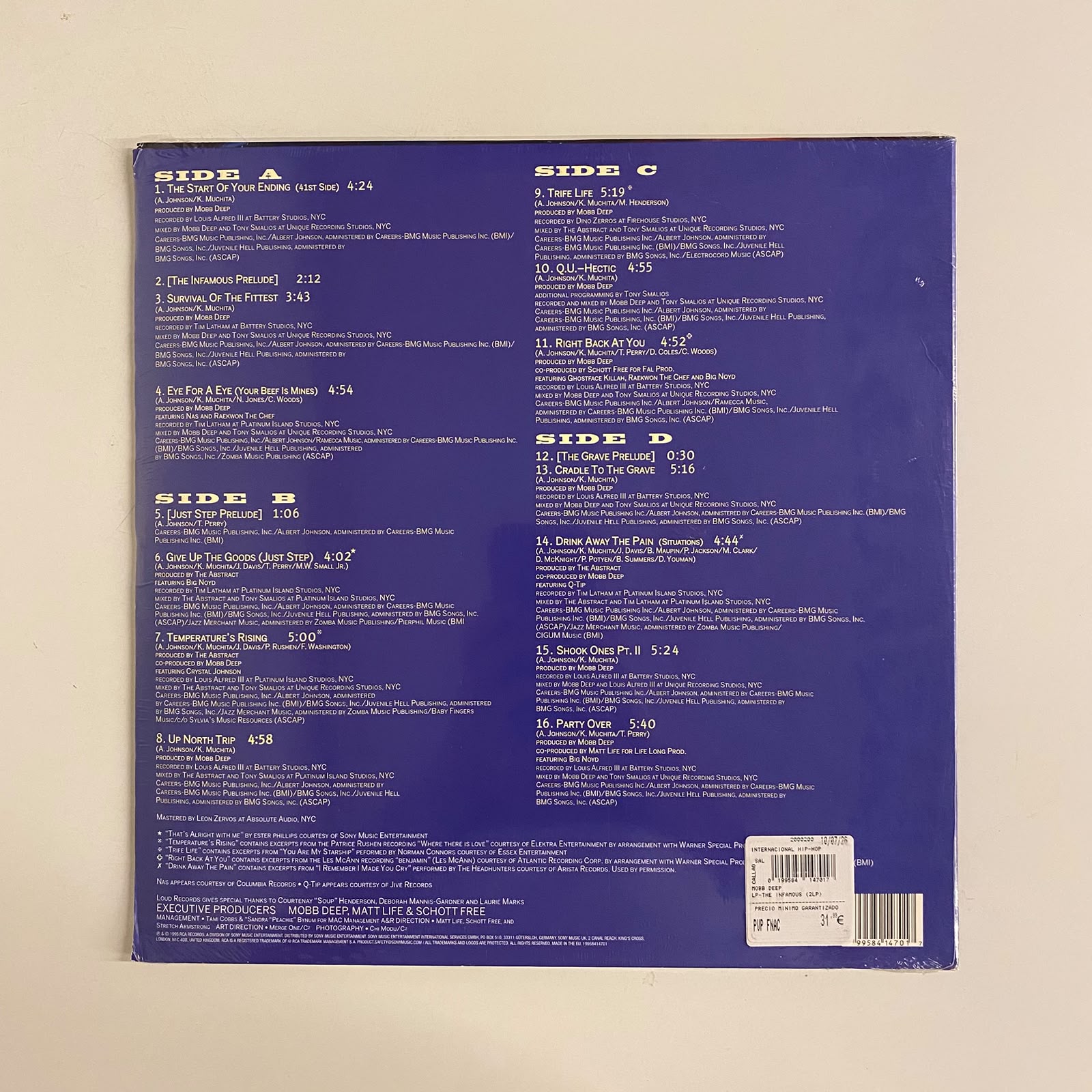 LP Mobb Deep – The Infamous - Duplo Lacrado - Imagem 2