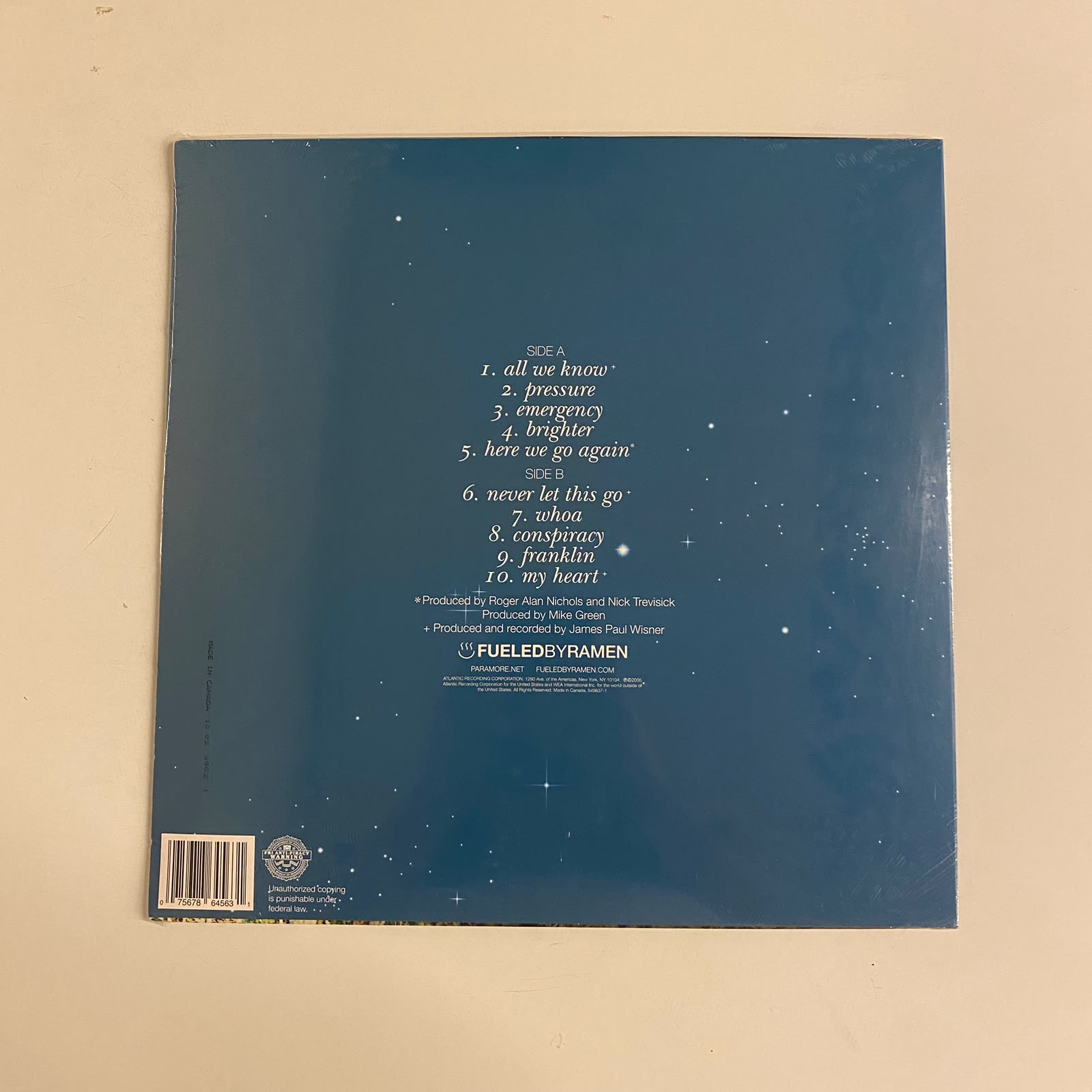 LP Paramore – All We Know Is Falling - Lacrado - Imagem 2