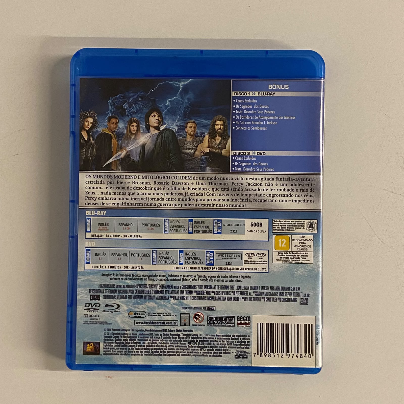 Blu-Ray + DVD Percy Jackson e o Ladrão de Raios - Imagem 2