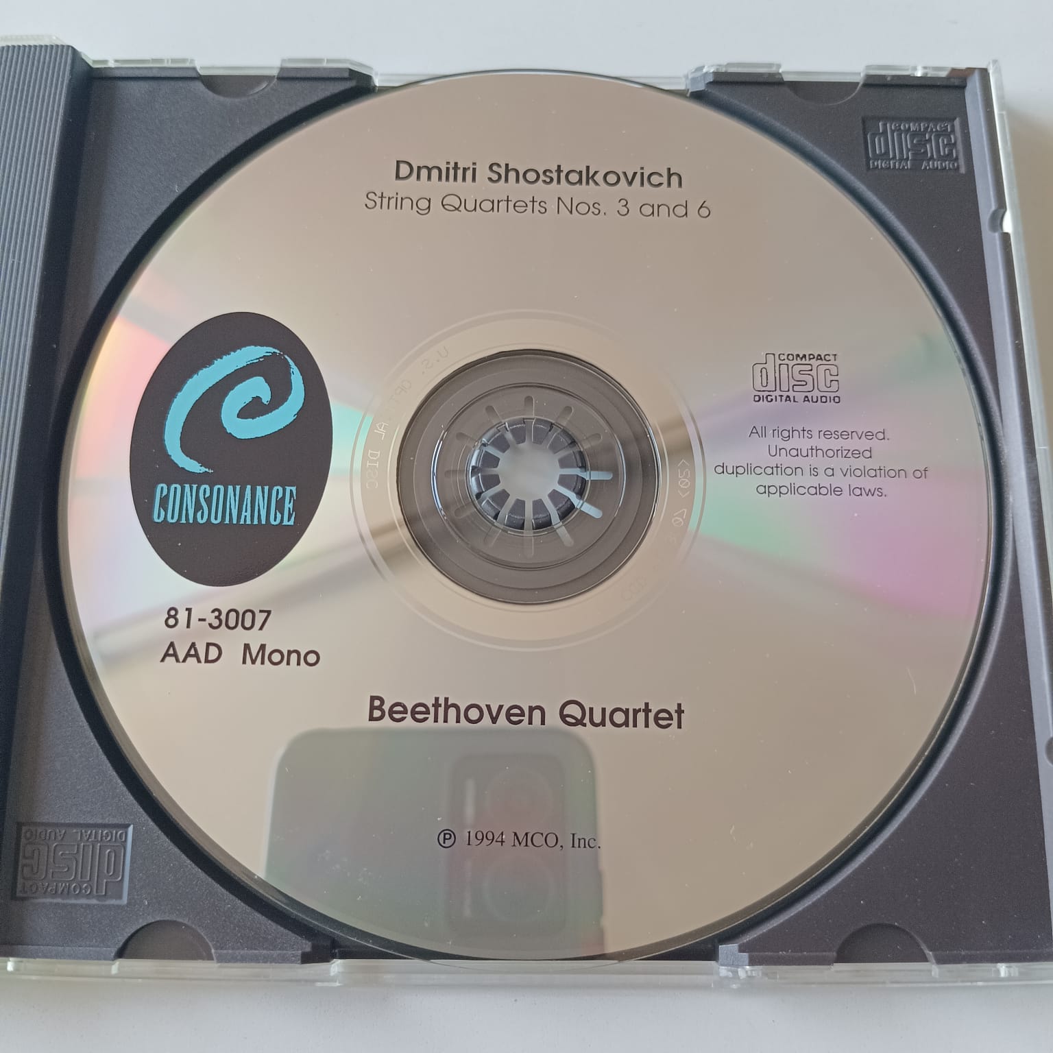 CD Shostakovich - String Quartets Nos. 3 & 6 - Beethoven Quartet - Importado - Imagem 3