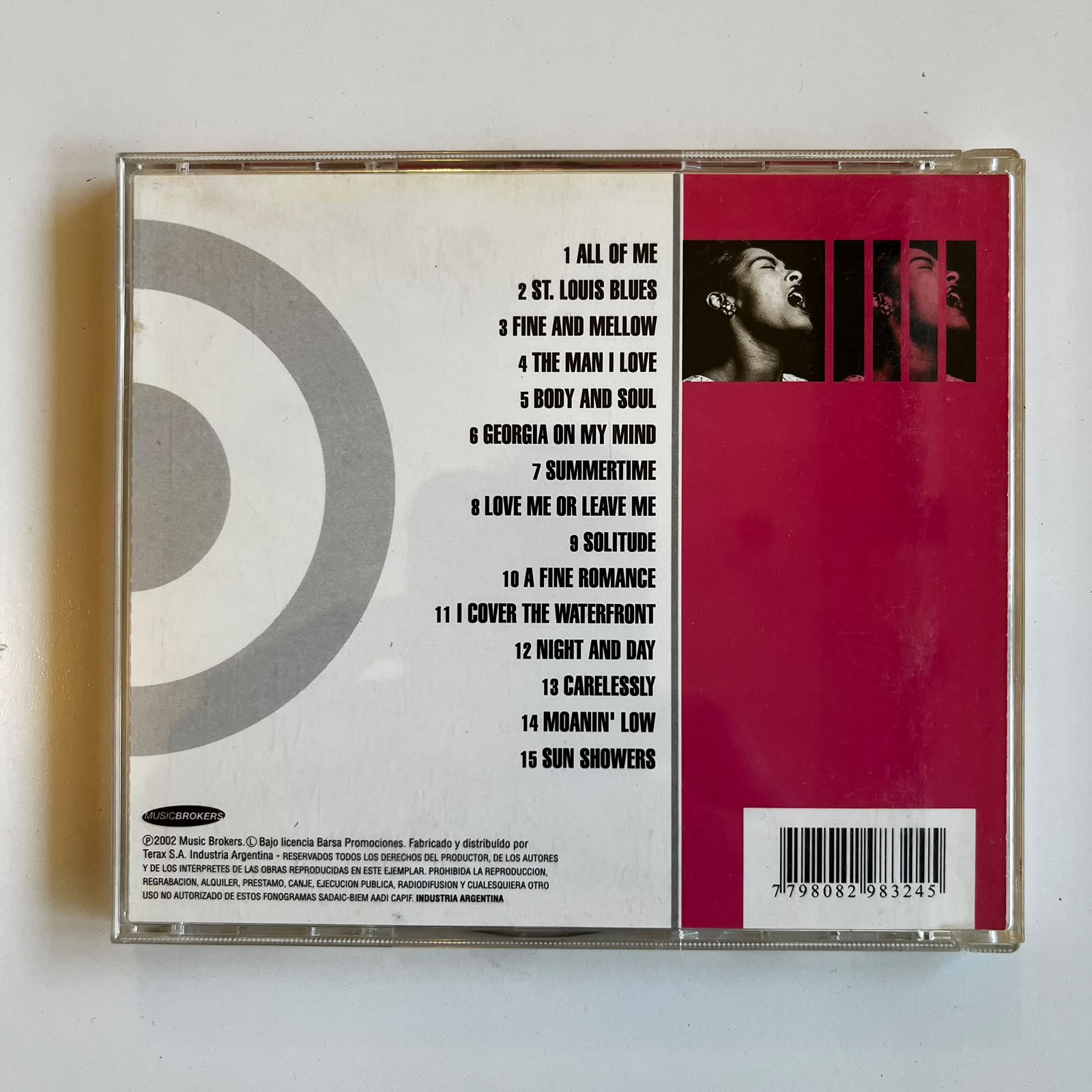 CD Billie Holiday – Solo Lo Mejor De Billie Holiday - Importado - Imagem 2