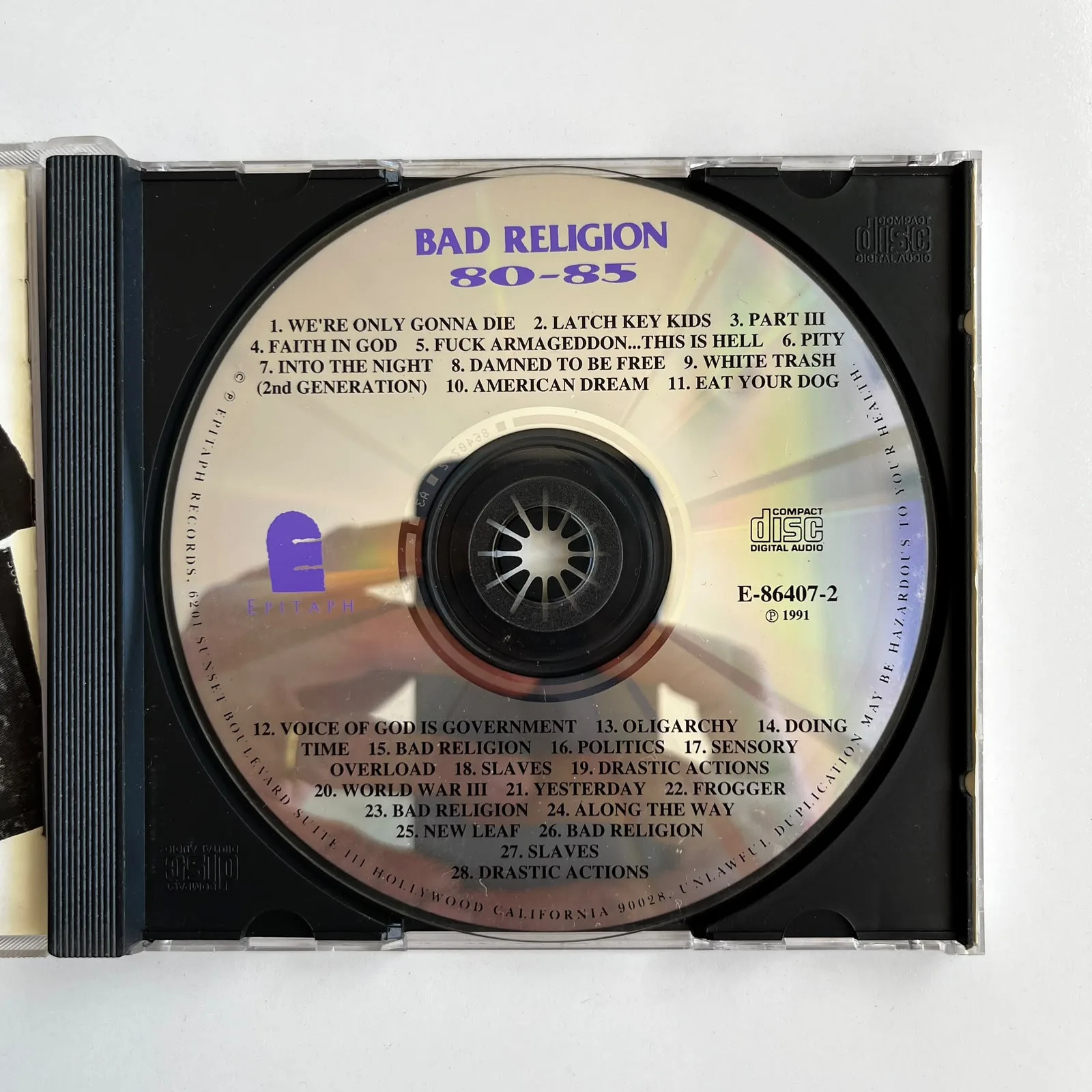 CD Bad Religion – 80-85 - Importado - Imagem 3