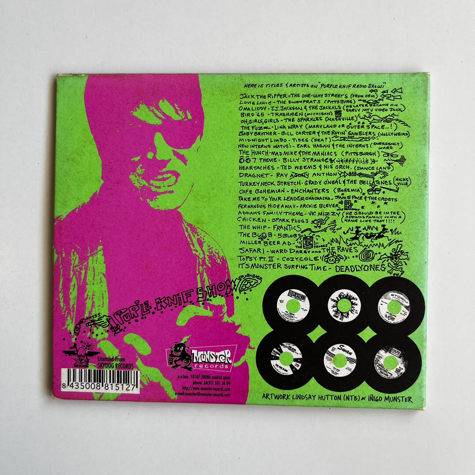 CD Radio Cramps: The Purple Knif Show - Imagem 2