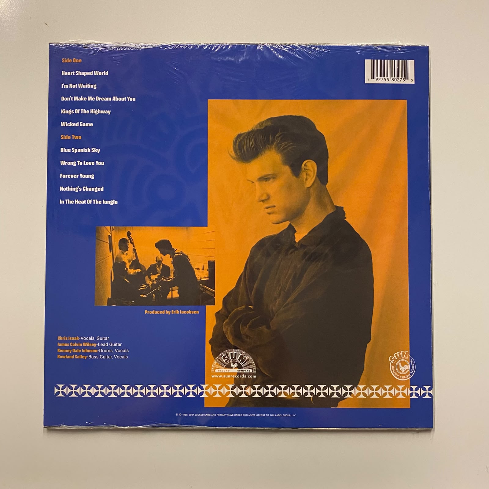 LP Chris Isaak – Heart Shaped World - Lacrado - Imagem 2