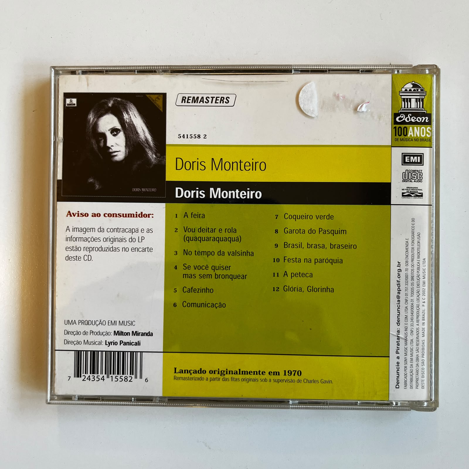 CD Doris Monteiro – Doris Monteiro (1970) - Imagem 2