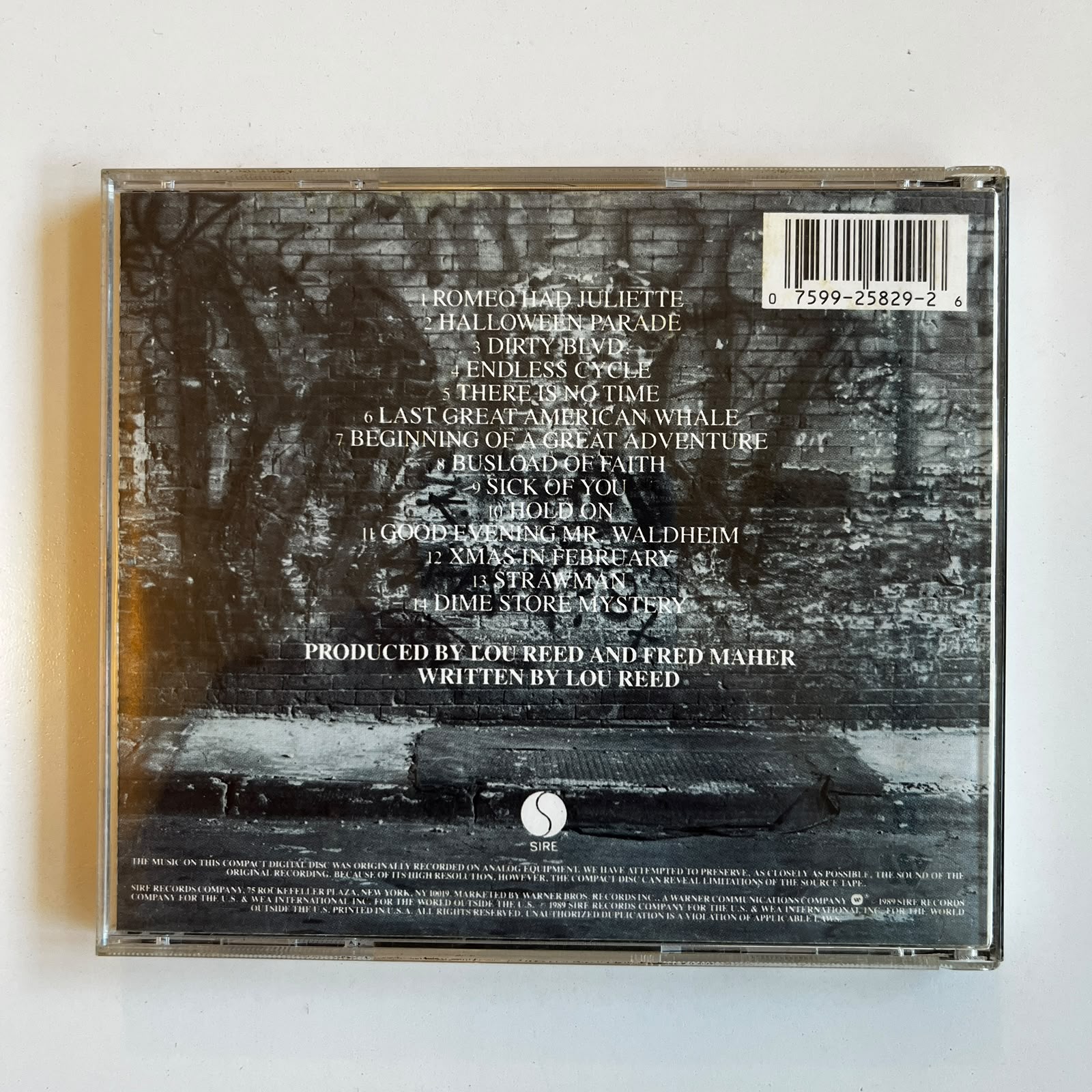 CD Lou Reed – New York - Importado - Imagem 2