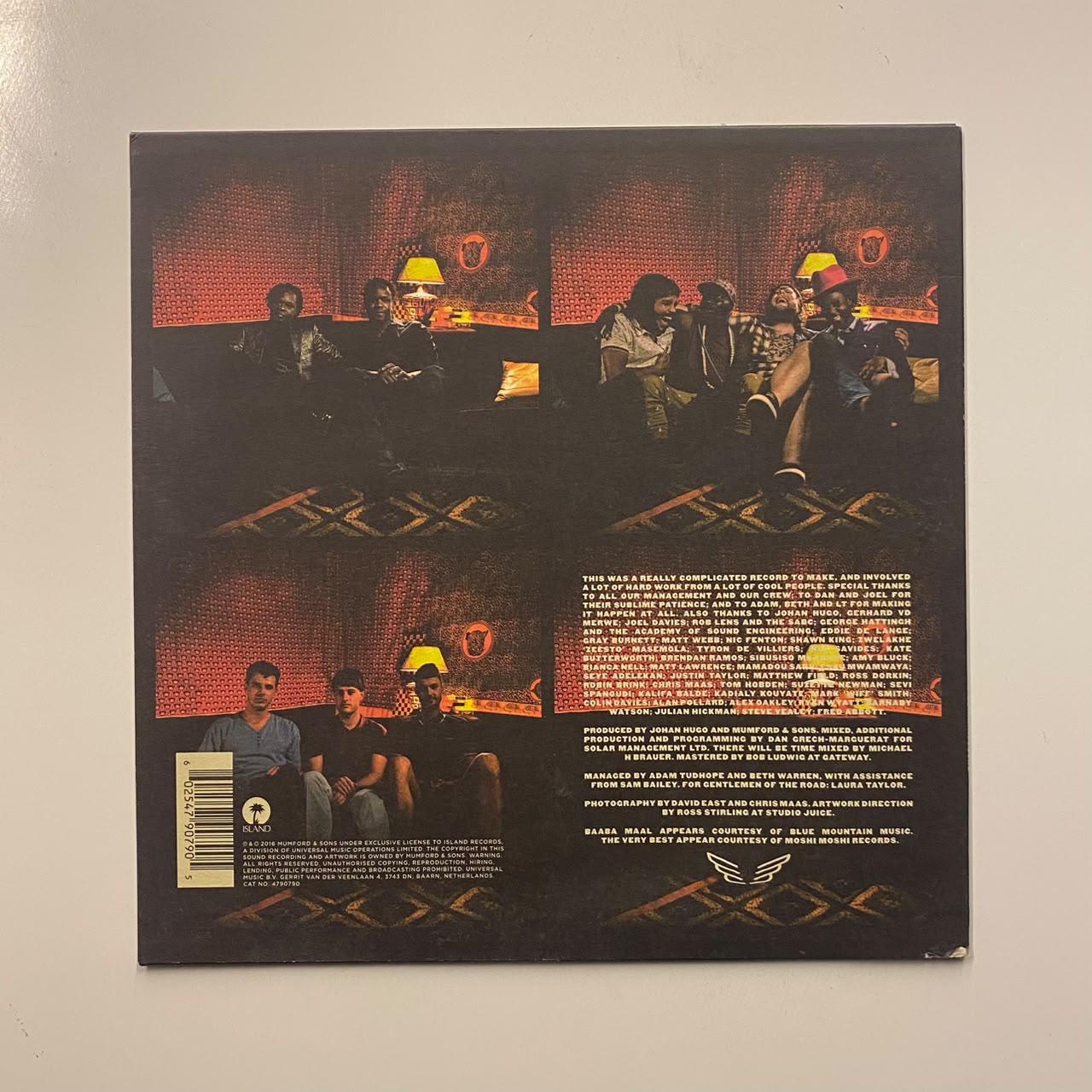 LP Mumford & Sons with Baaba Maal, The Very Best & Beatenberg – Johannesburg - Importado - Imagem 2
