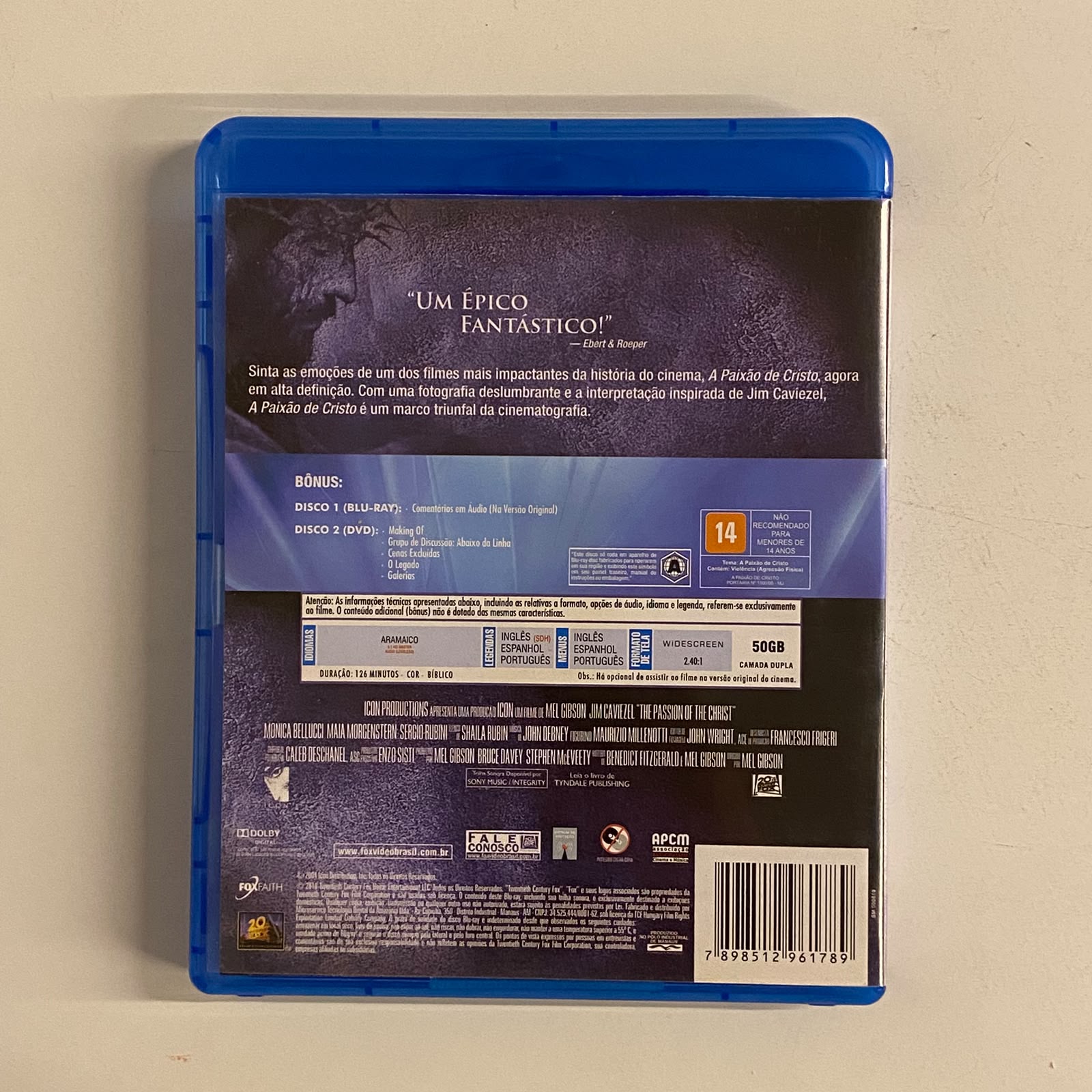 Blu-Ray + DVD A Paixão de Cristo - Imagem 2
