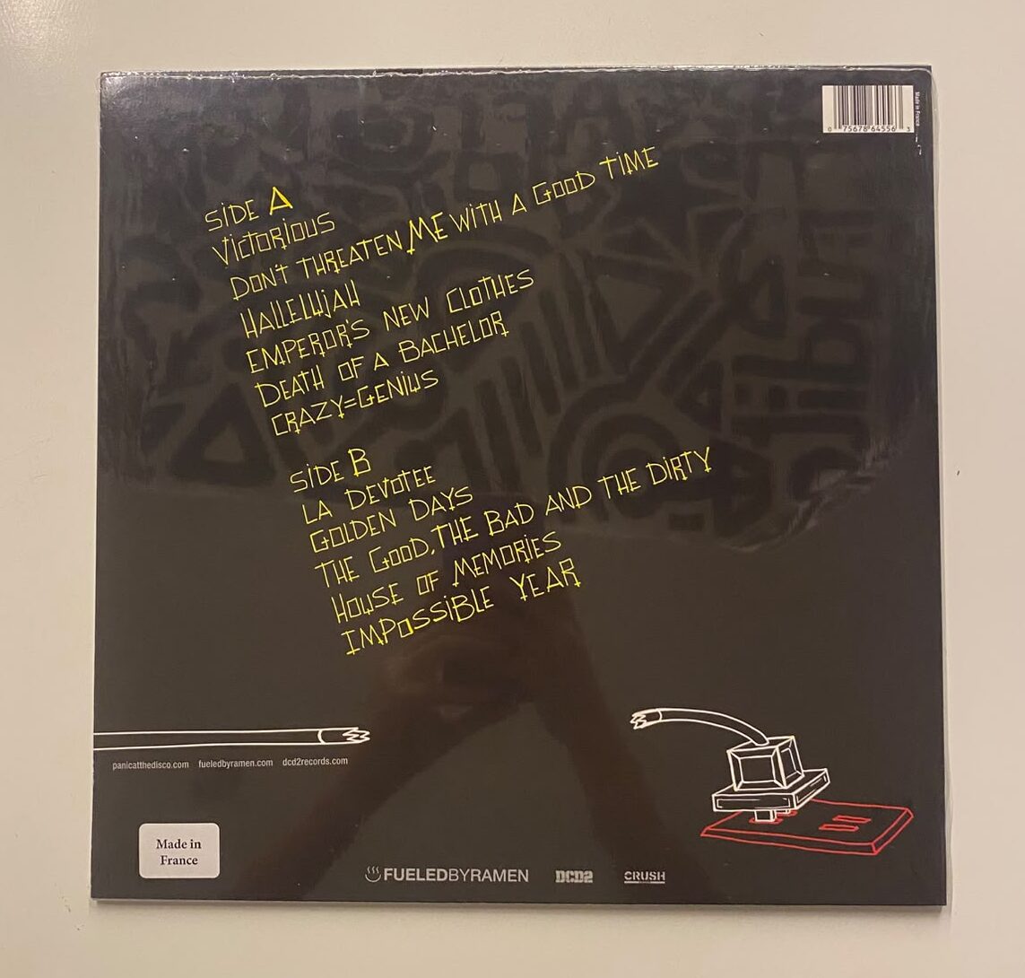 LP Panic! At The Disco – Death Of A Bachelor - Lacrado - Imagem 2