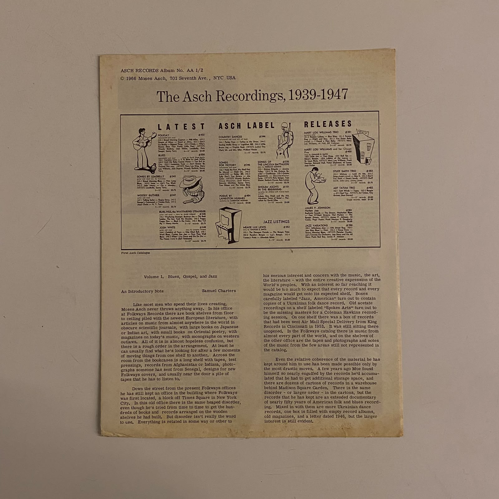 LP The Asch Recordings, 1939-1947 - Importado - Imagem 5