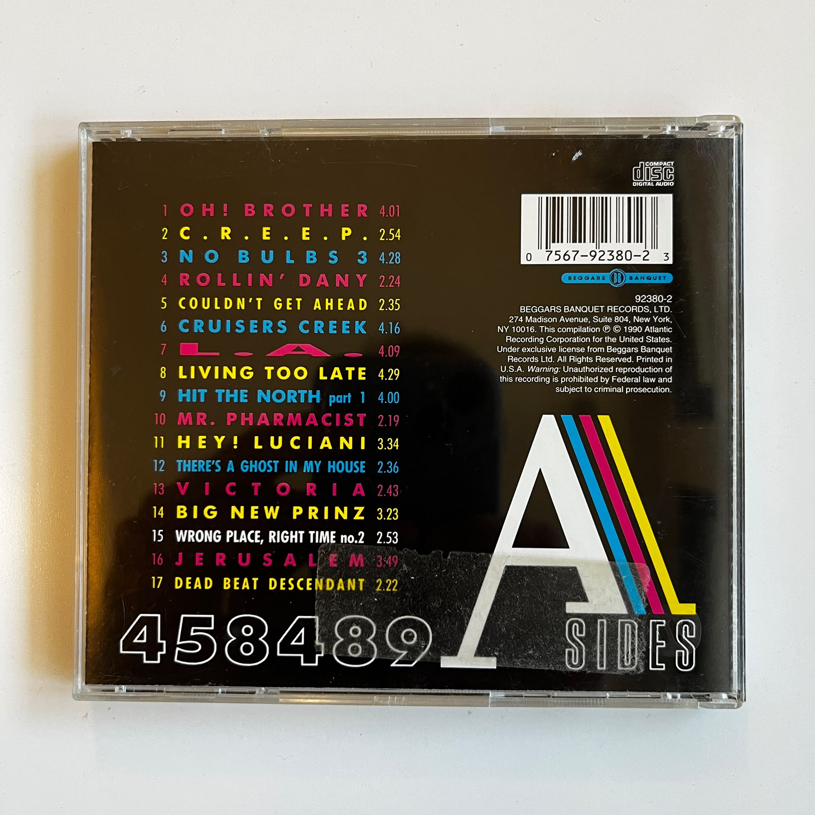 CD The Fall – 458489 A Sides - Importado - Imagem 2