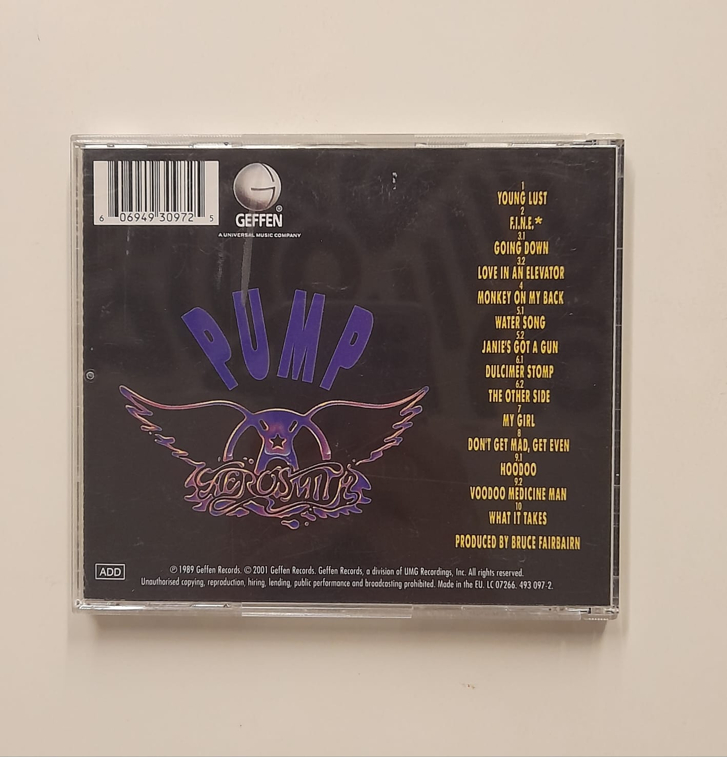 CD Aerosmith – Pump - Importado - Imagem 2