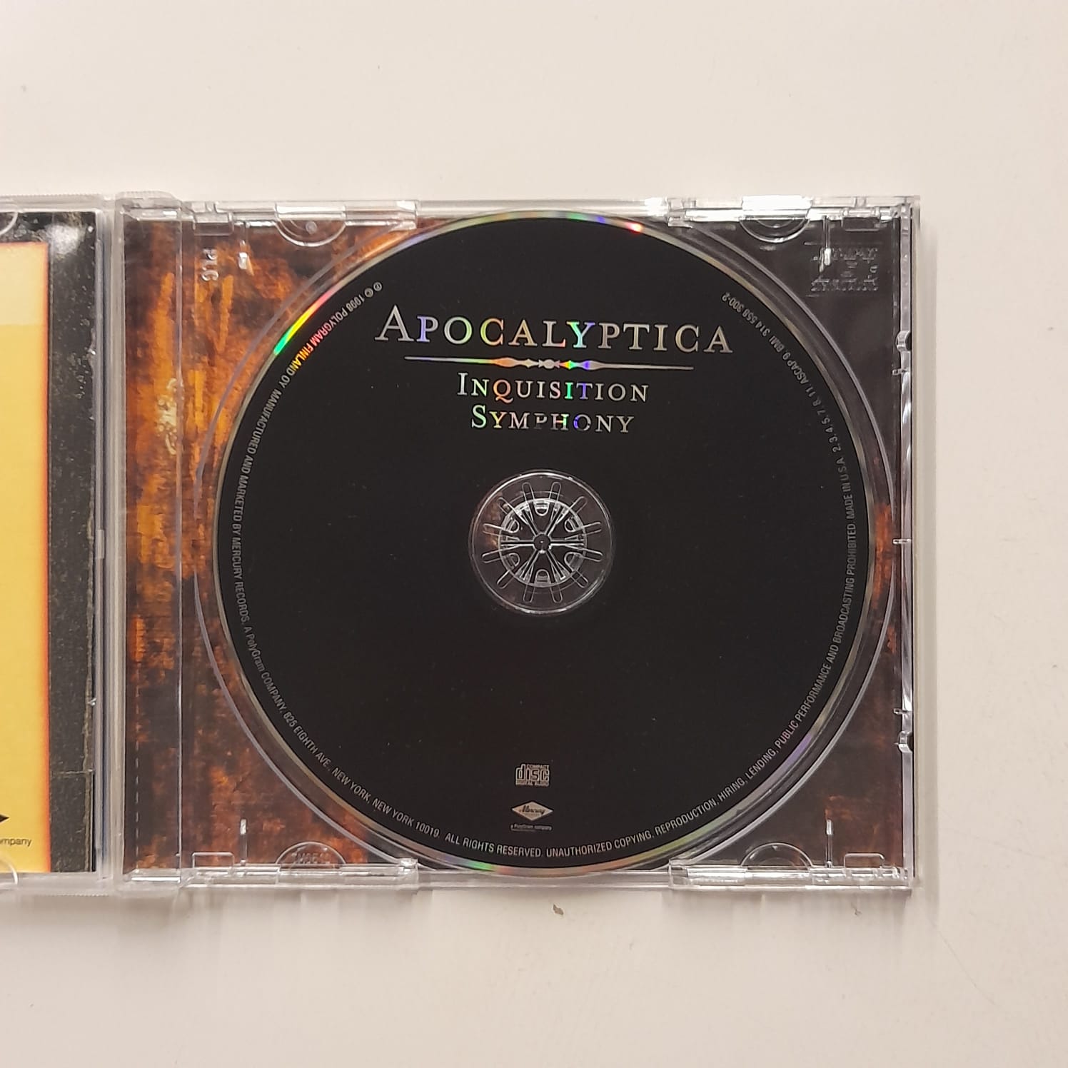 CD Apocalyptica – Inquisition Symphony - Importado - Imagem 3