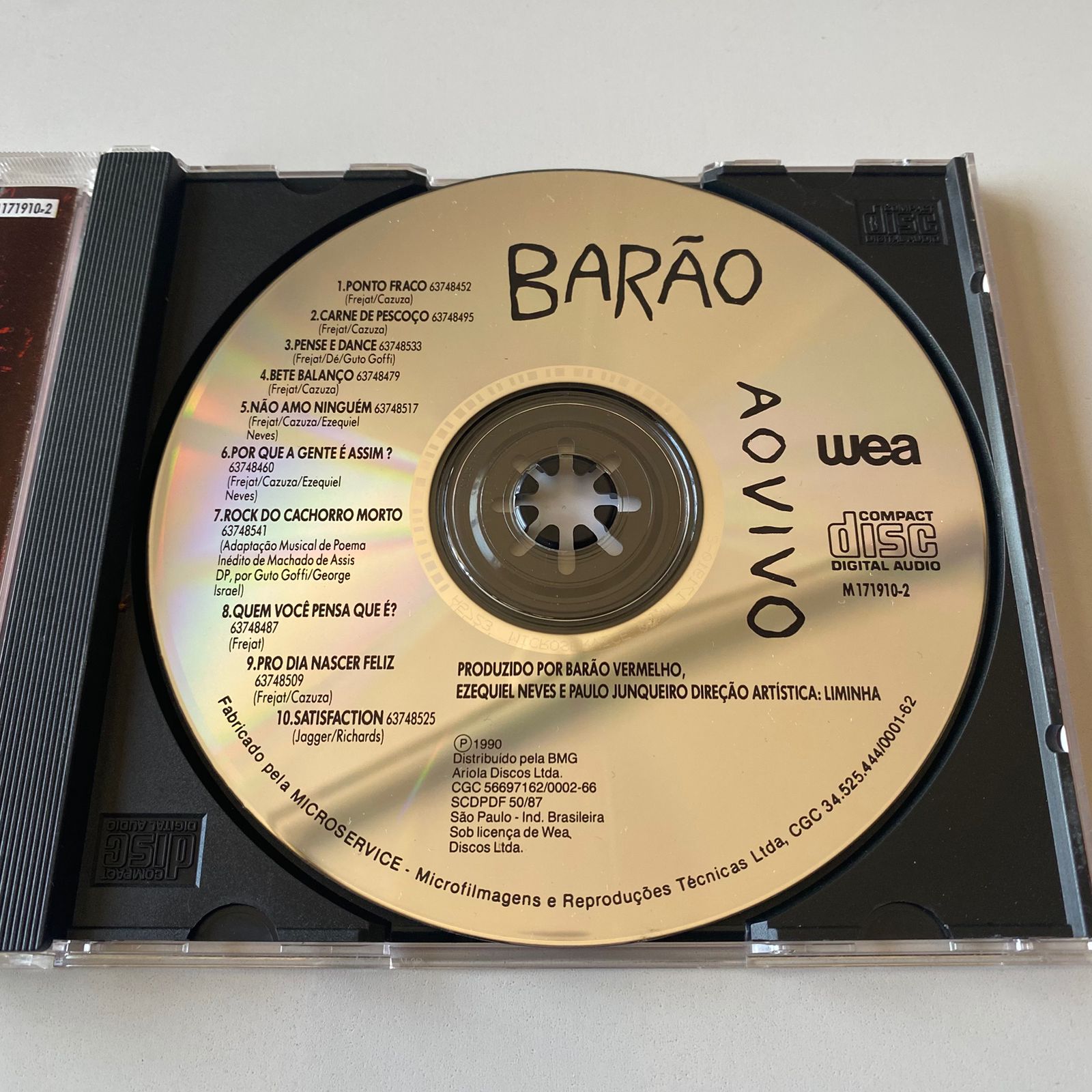 CD Barão Vermelho - Barão Ao Vivo - Imagem 3