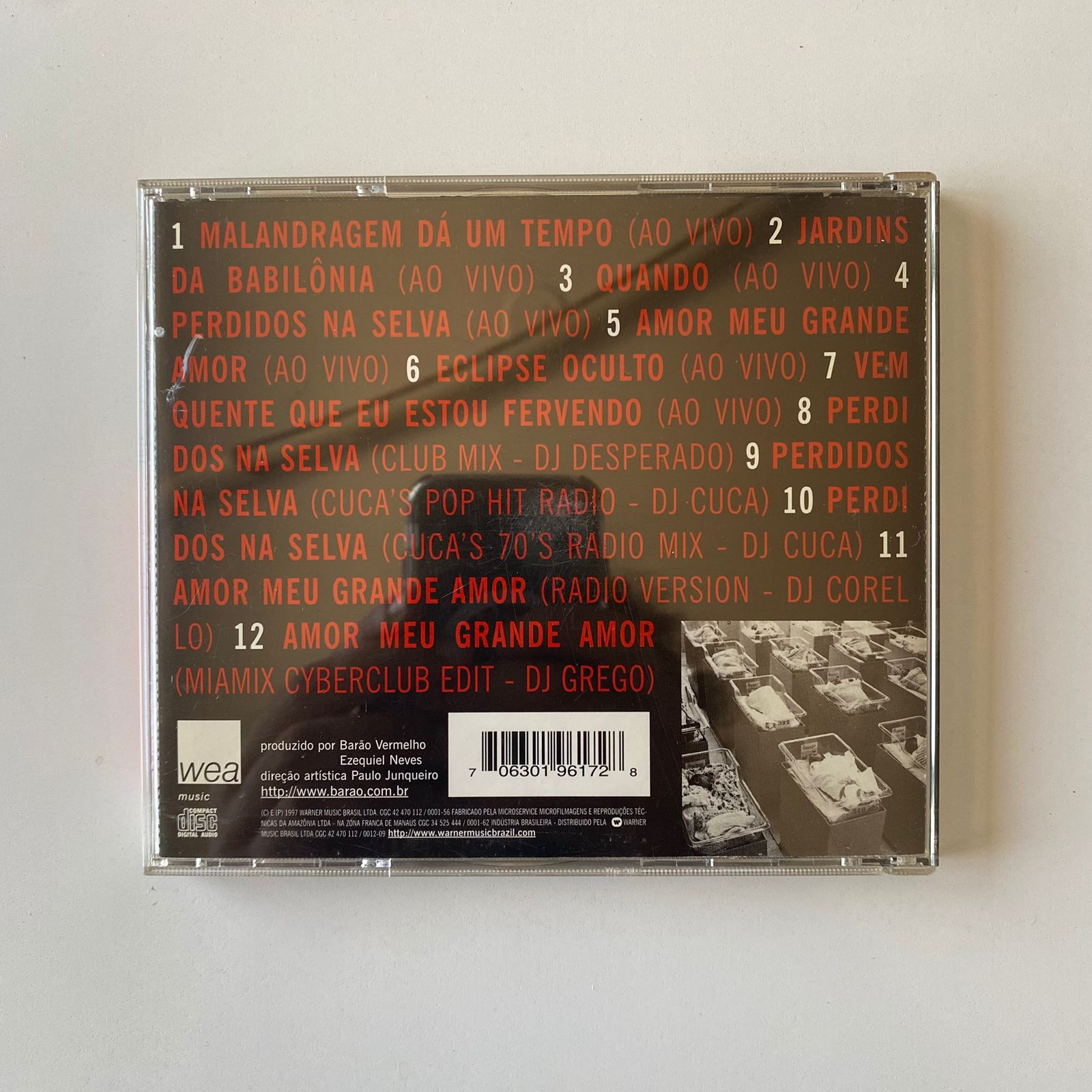 CD Barão Vermelho - Ao Vivo + Remixes - Imagem 2
