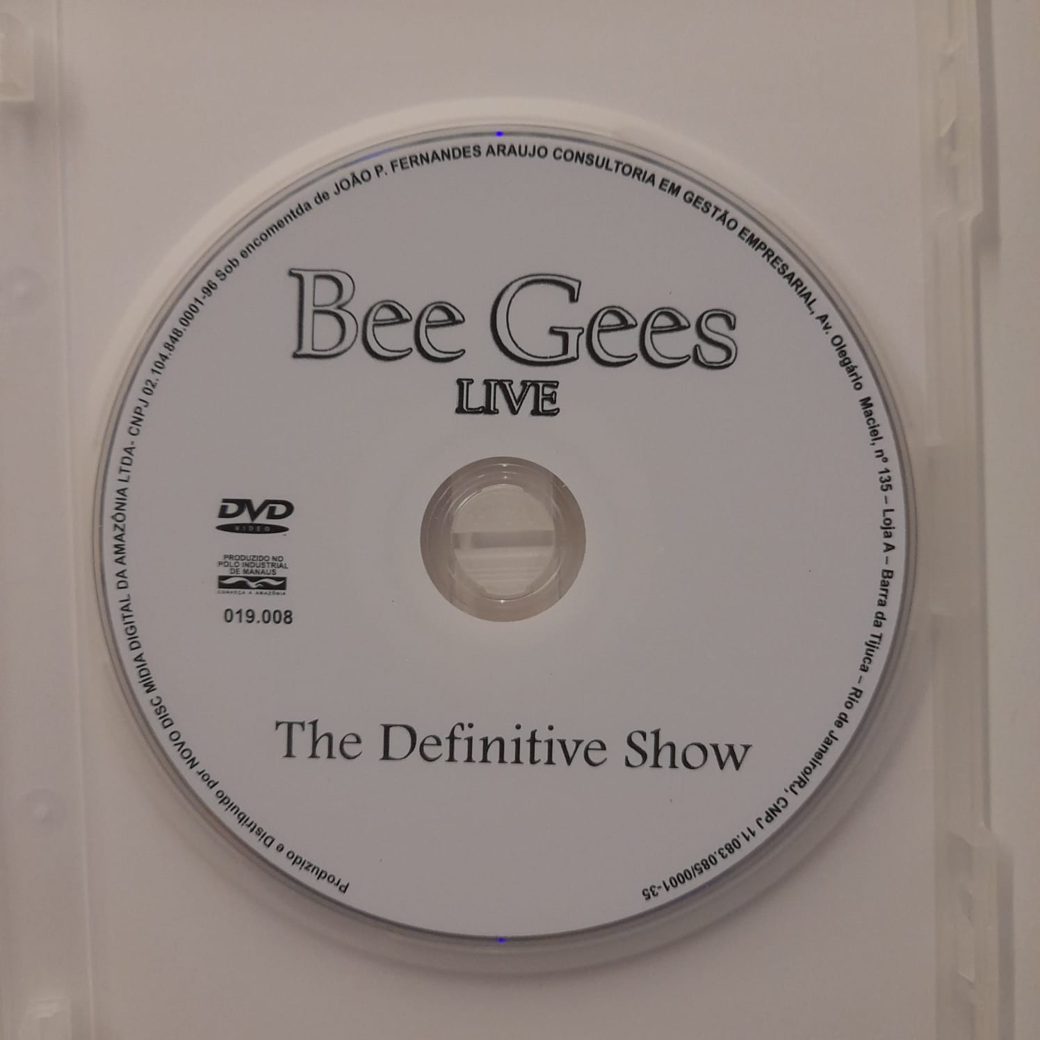 DVD Bee Gees - Live The Definitive Show - Imagem 3
