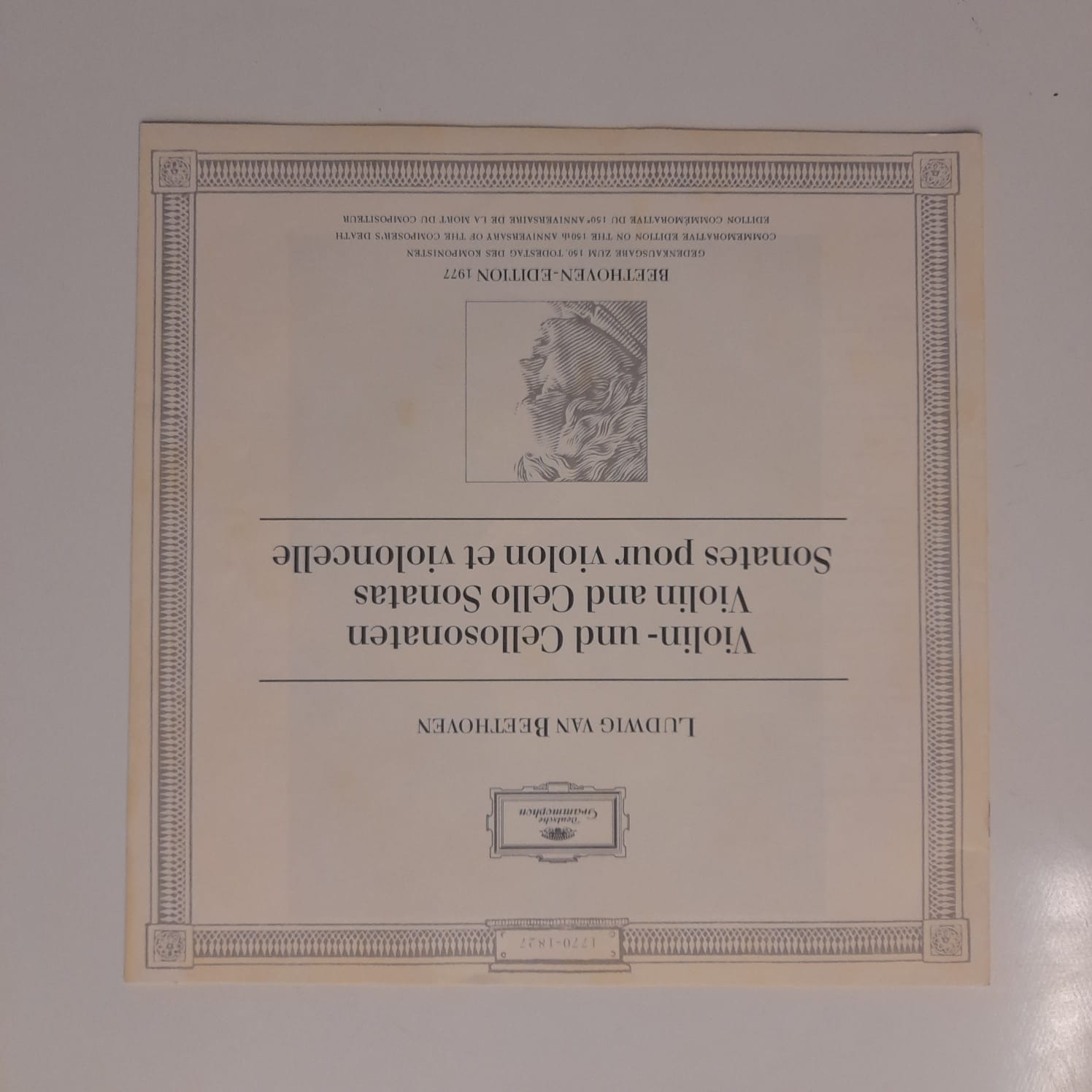 Box LP Beethoven – Beethoven Edition 1977: Violin- Und Cellosonaten (8 LPs) - Importado - Imagem 21