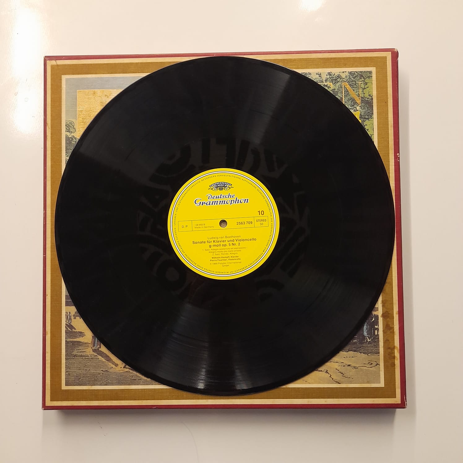 Box LP Beethoven – Beethoven Edition 1977: Violin- Und Cellosonaten (8 LPs) - Importado - Imagem 9