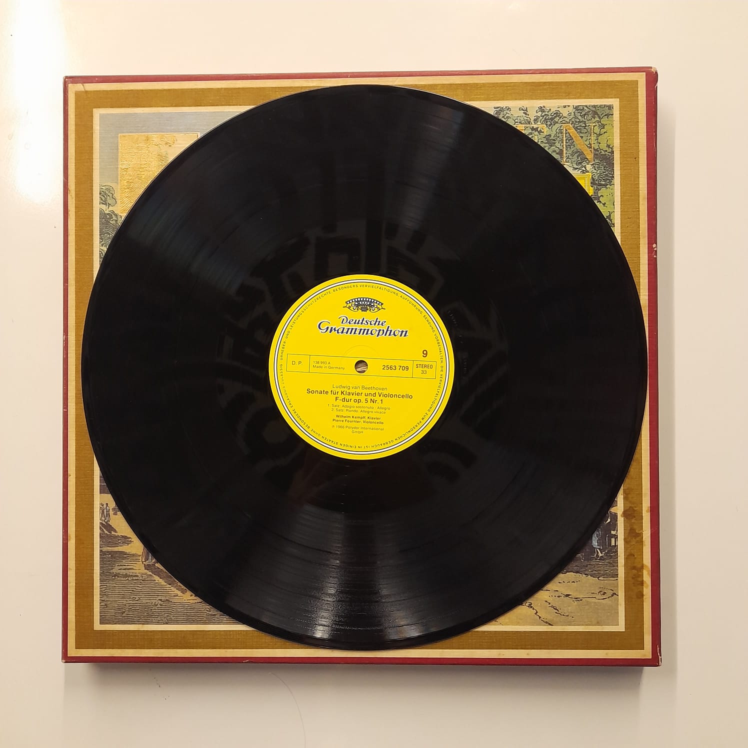 Box LP Beethoven – Beethoven Edition 1977: Violin- Und Cellosonaten (8 LPs) - Importado - Imagem 10