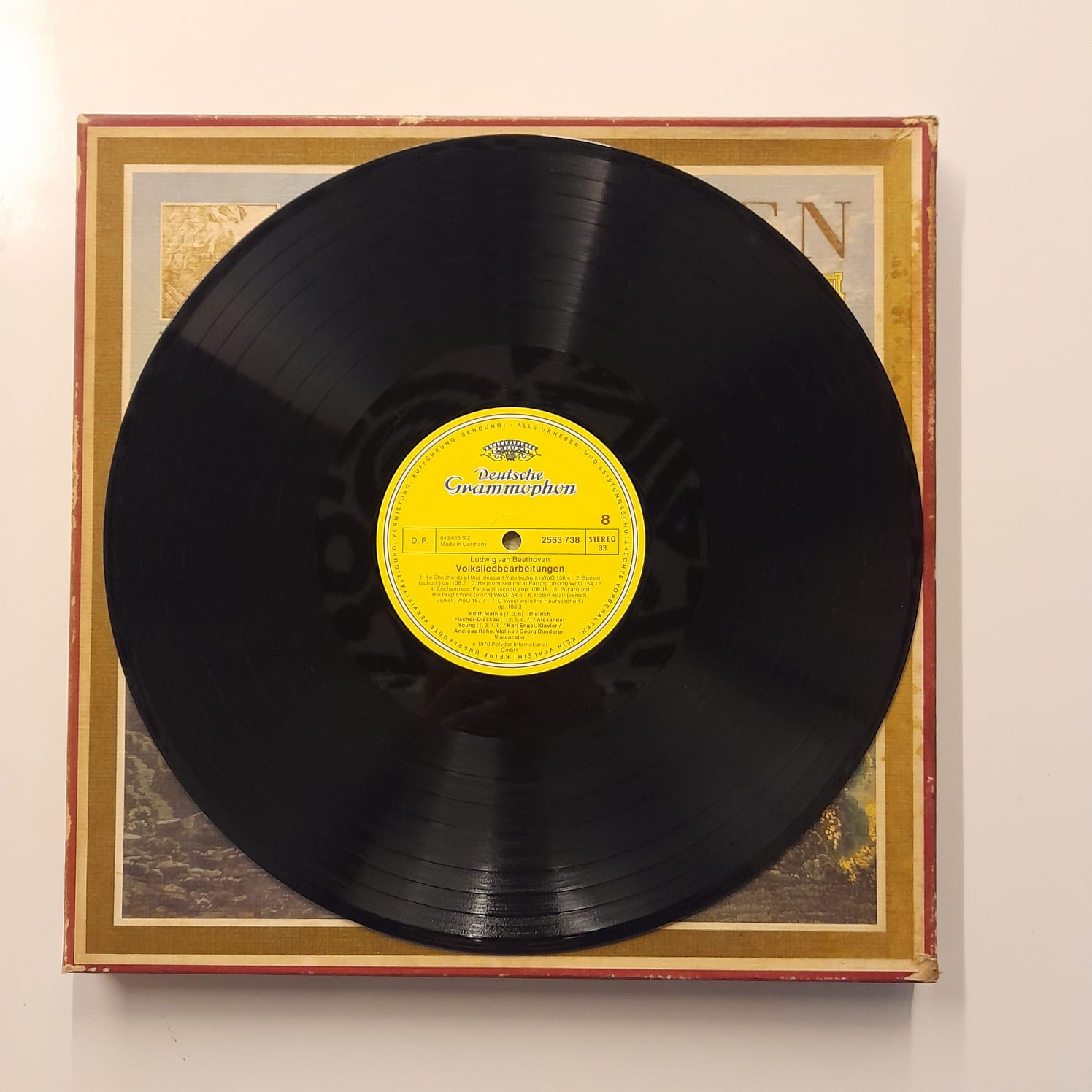 Box LP Beethoven – Lieder Und Andere Vokalwerke, Songs And Other Vocal Works (7 LPs) - Importado - Imagem 11