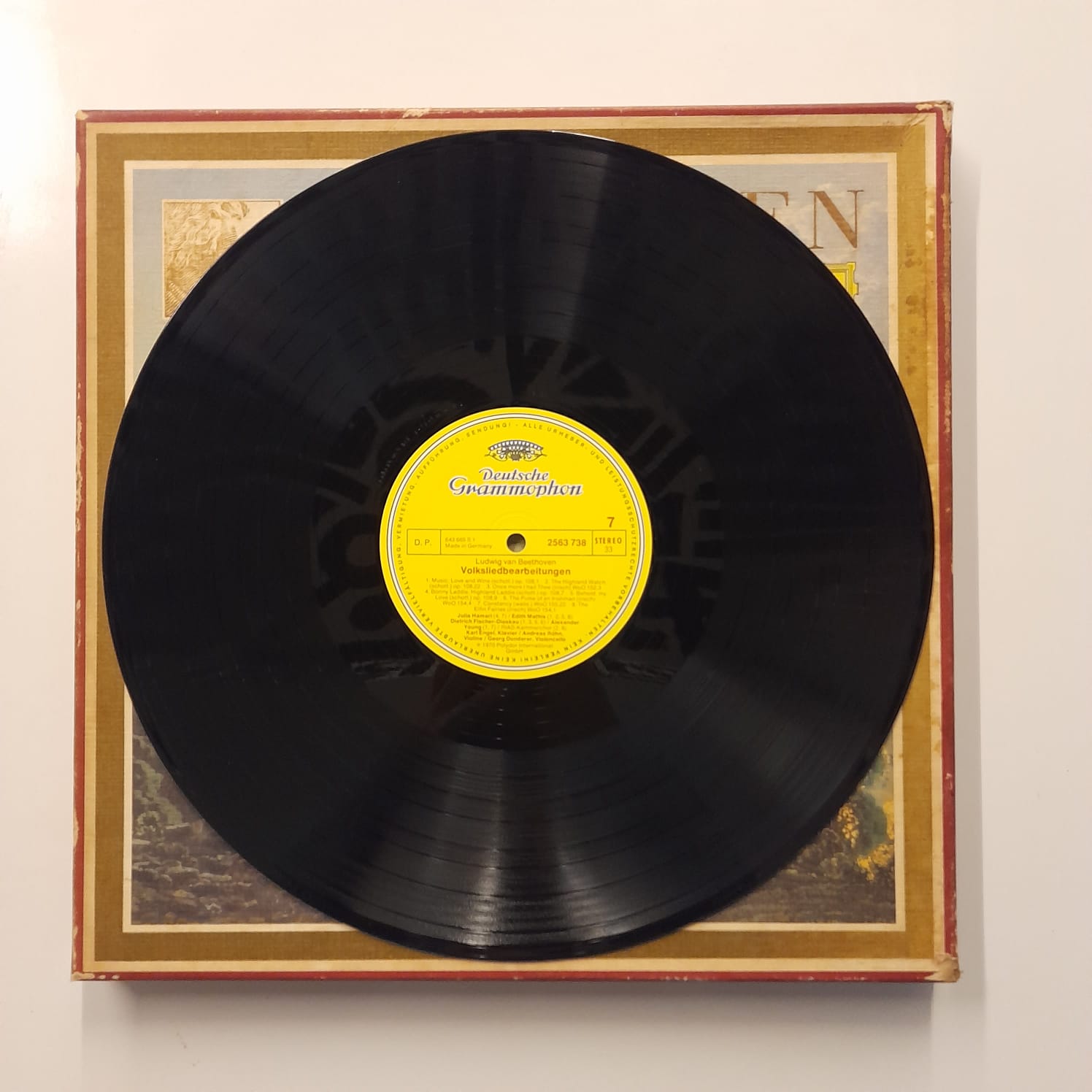 Box LP Beethoven – Lieder Und Andere Vokalwerke, Songs And Other Vocal Works (7 LPs) - Importado - Imagem 12