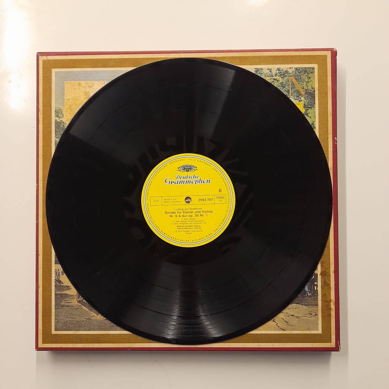 Box LP Beethoven – Beethoven Edition 1977: Violin- Und Cellosonaten (8 LPs) - Importado - Imagem 13