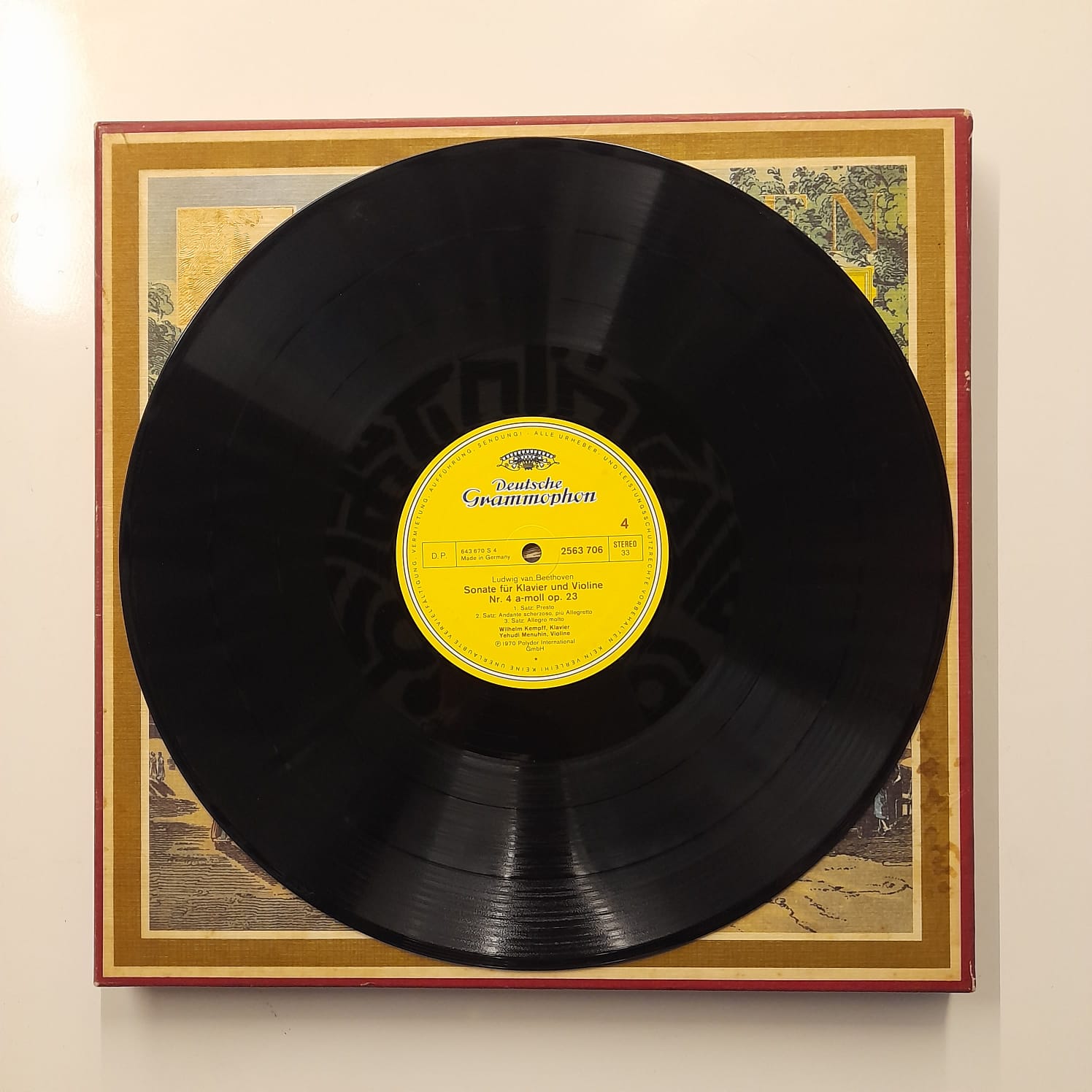 Box LP Beethoven – Beethoven Edition 1977: Violin- Und Cellosonaten (8 LPs) - Importado - Imagem 15