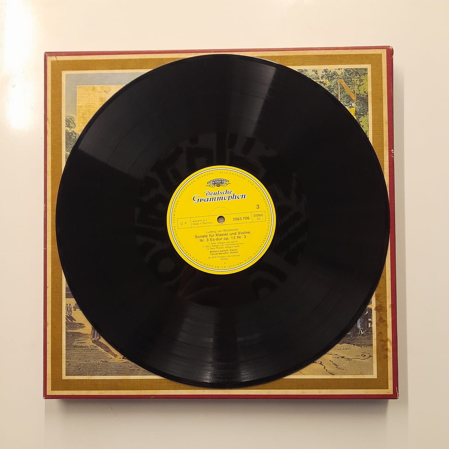 Box LP Beethoven – Beethoven Edition 1977: Violin- Und Cellosonaten (8 LPs) - Importado - Imagem 16