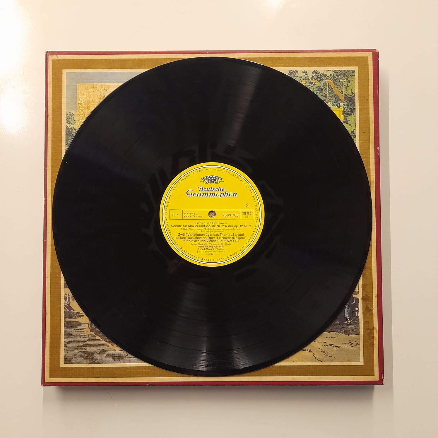 Box LP Beethoven – Beethoven Edition 1977: Violin- Und Cellosonaten (8 LPs) - Importado - Imagem 17