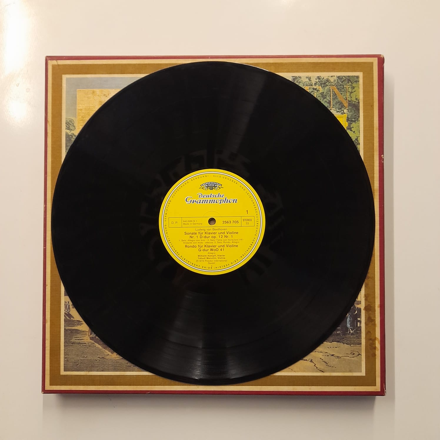 Box LP Beethoven – Beethoven Edition 1977: Violin- Und Cellosonaten (8 LPs) - Importado - Imagem 18