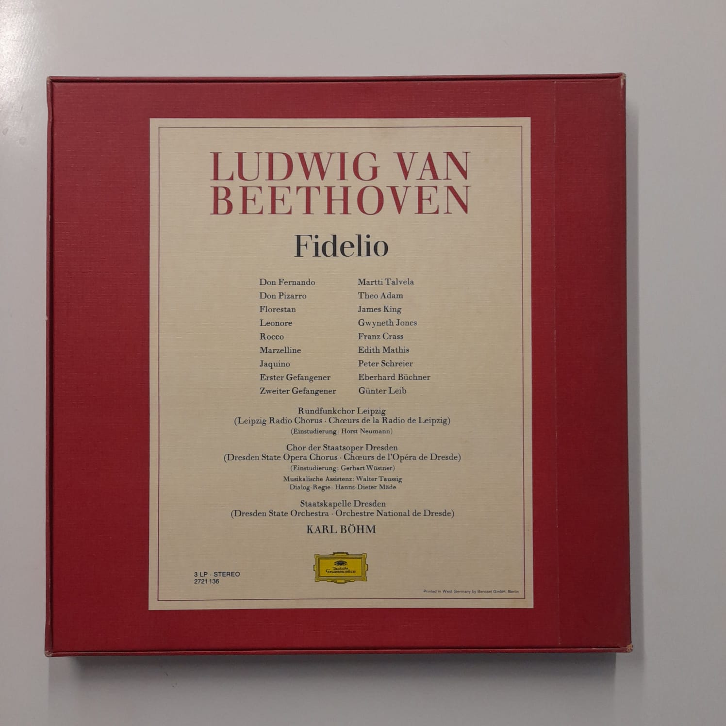 Box LP Beethoven – Beethoven Edition 10: Fidelio (3 LPs) - Reg: Karl Böhm - Imagem 2